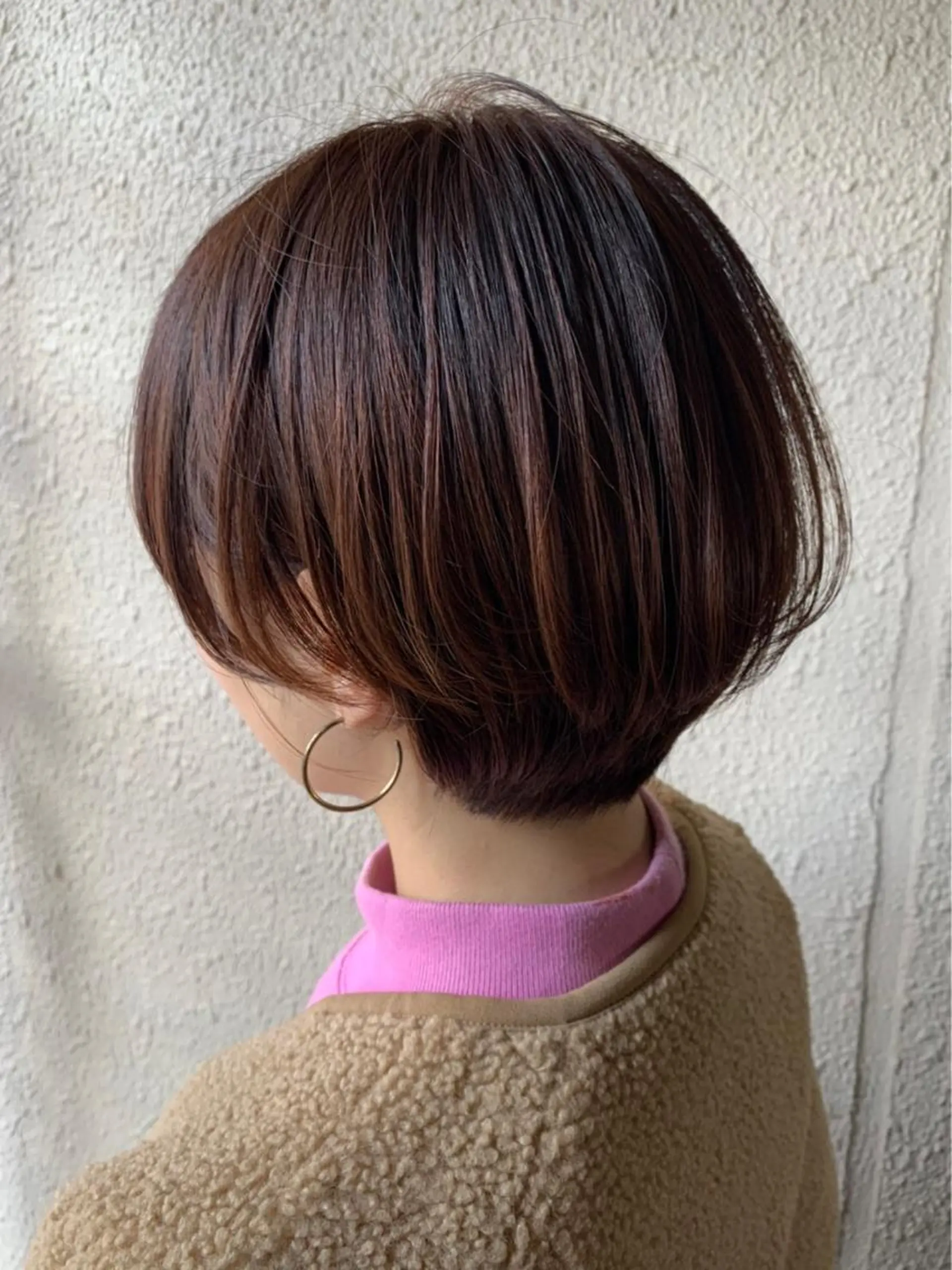 ショート カラー ショートボブ ボブ オン眉 ショートヘア chouette シュエットのヘアスタイル