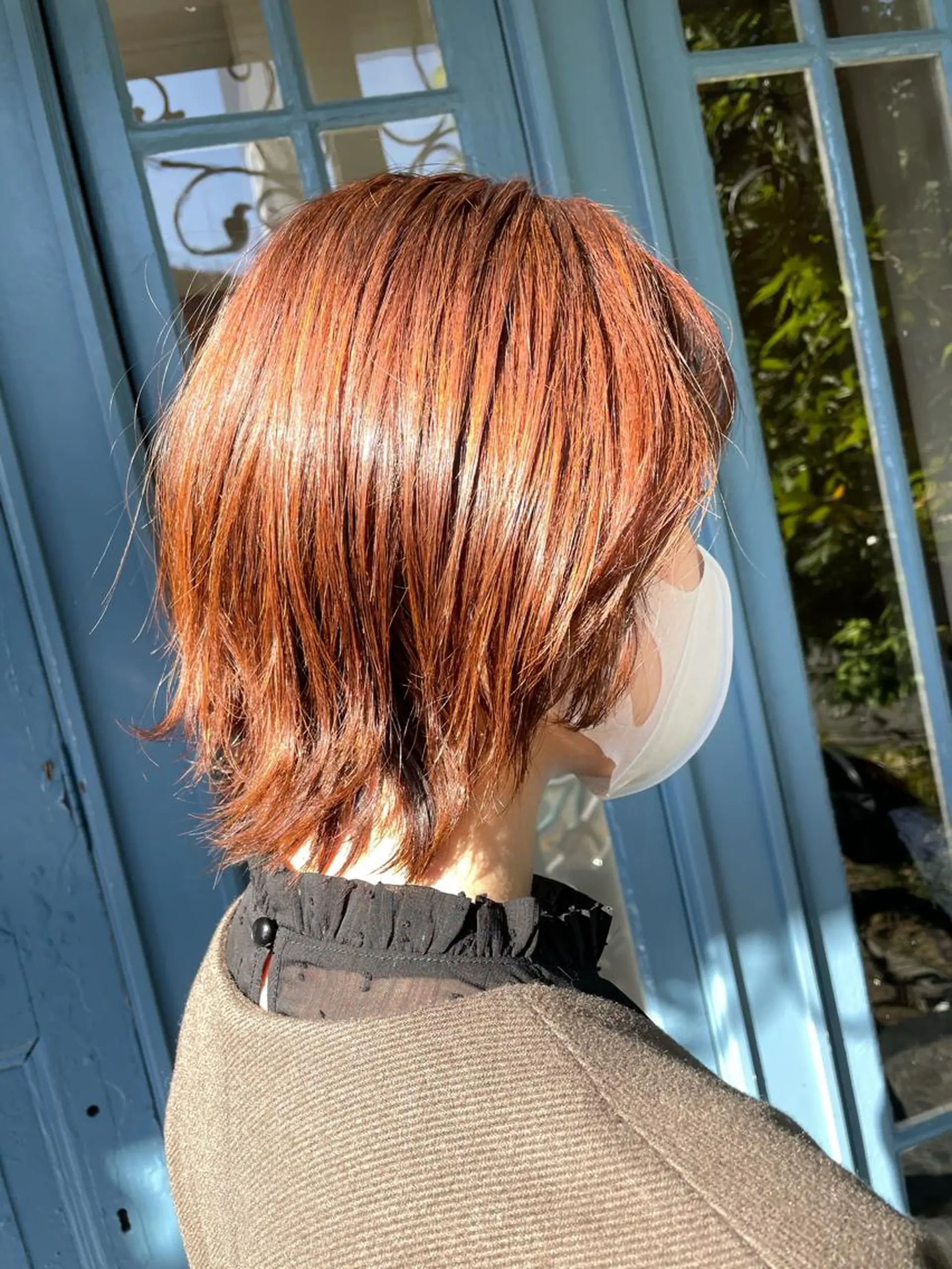 ショート ブリーチ毛矯正.髪質 改善.髪にドラマをのヘアスタイル