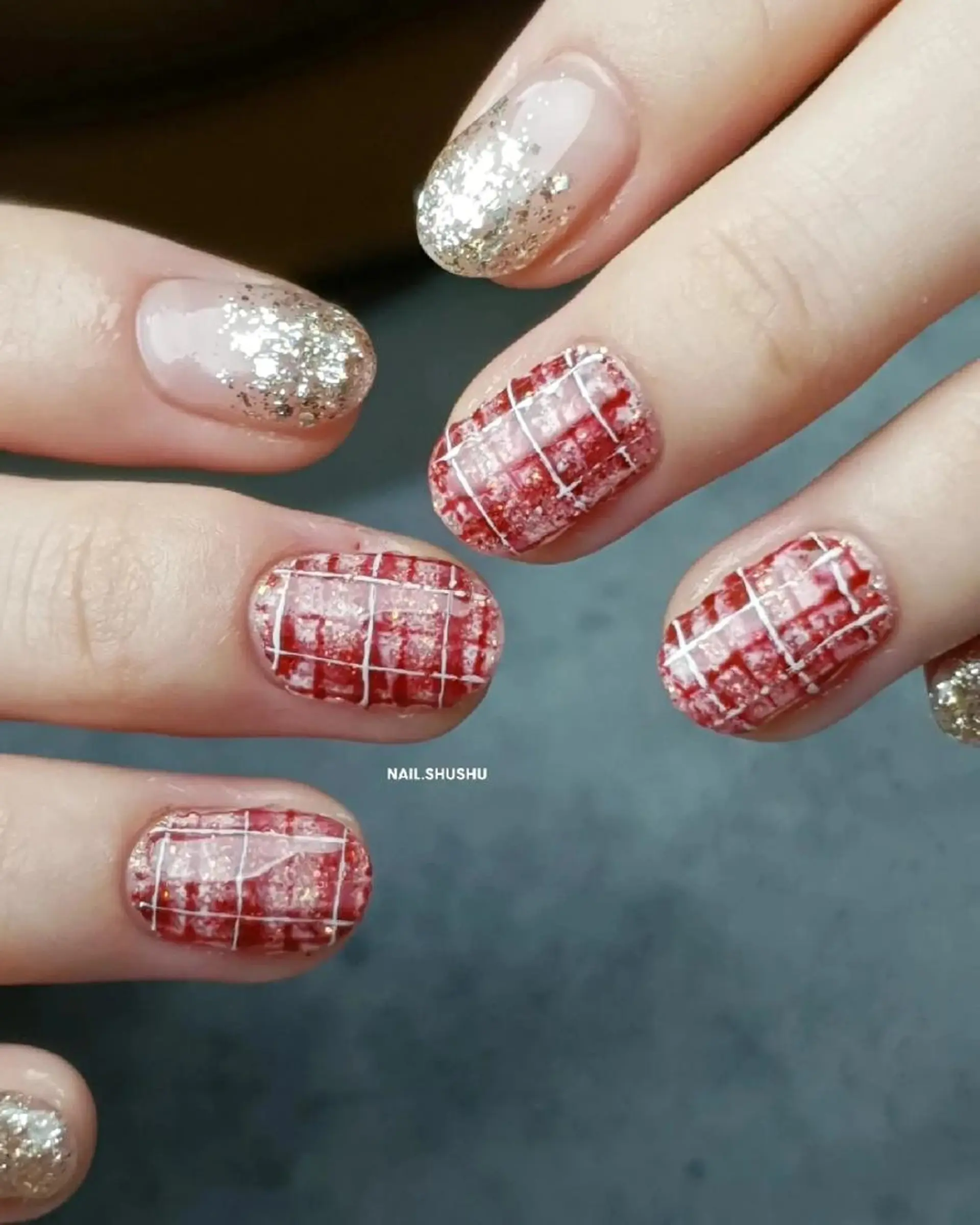 ネイル 持ち込み ニュアンスネイル シンプルネイル 冬ネイル 3dパーツ/流行り 👧shushu❤️のネイルデザイン
