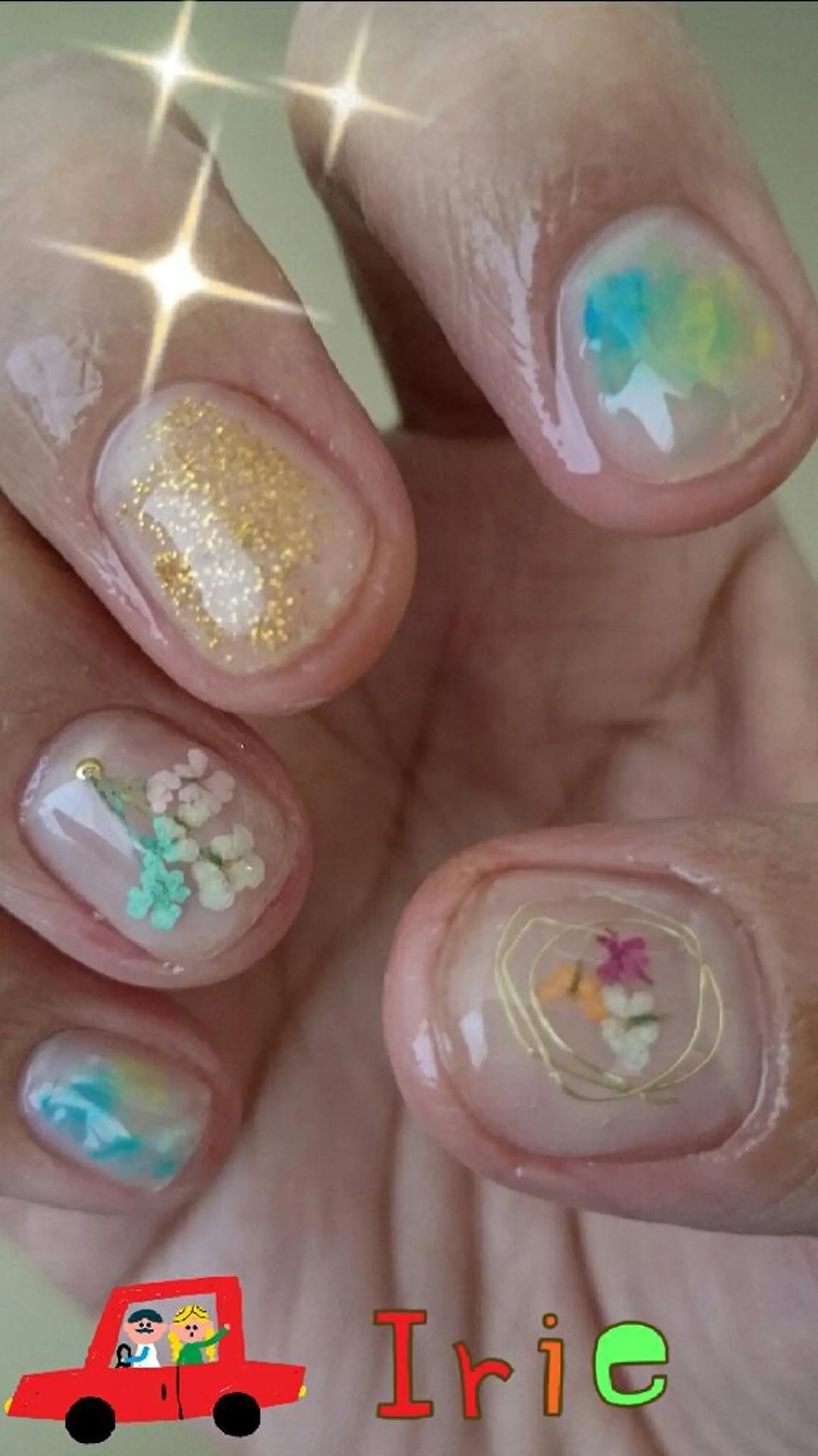 ネイル Hair salon Irie所属・與儀 知佳のネイルデザイン