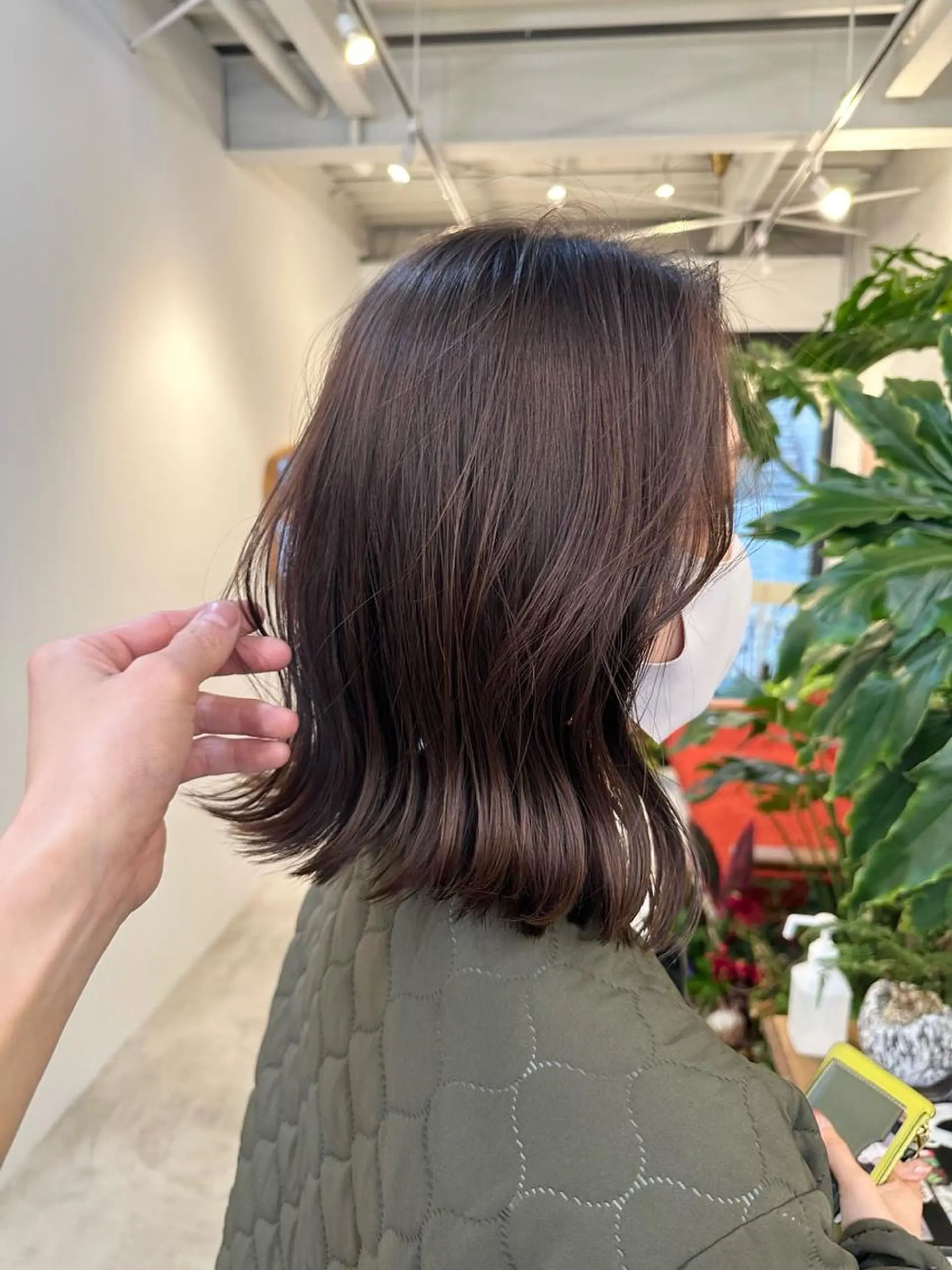 ミディアム カラー honoka ikegamiのヘアスタイル