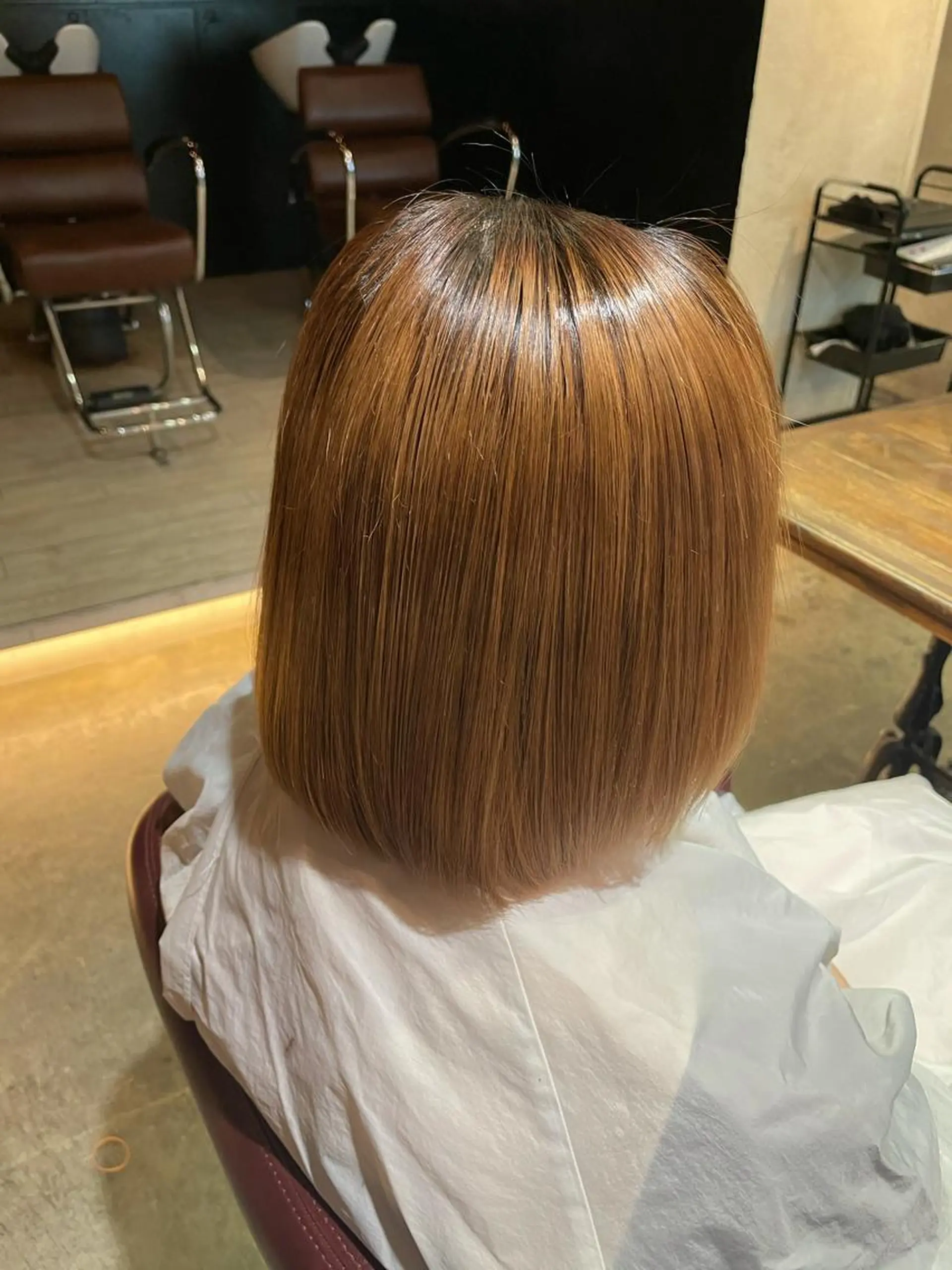 ミディアム 髪質改善 トリートメント 🌈髪質改善💕 縮毛矯正✨青木まで✨のヘアスタイル