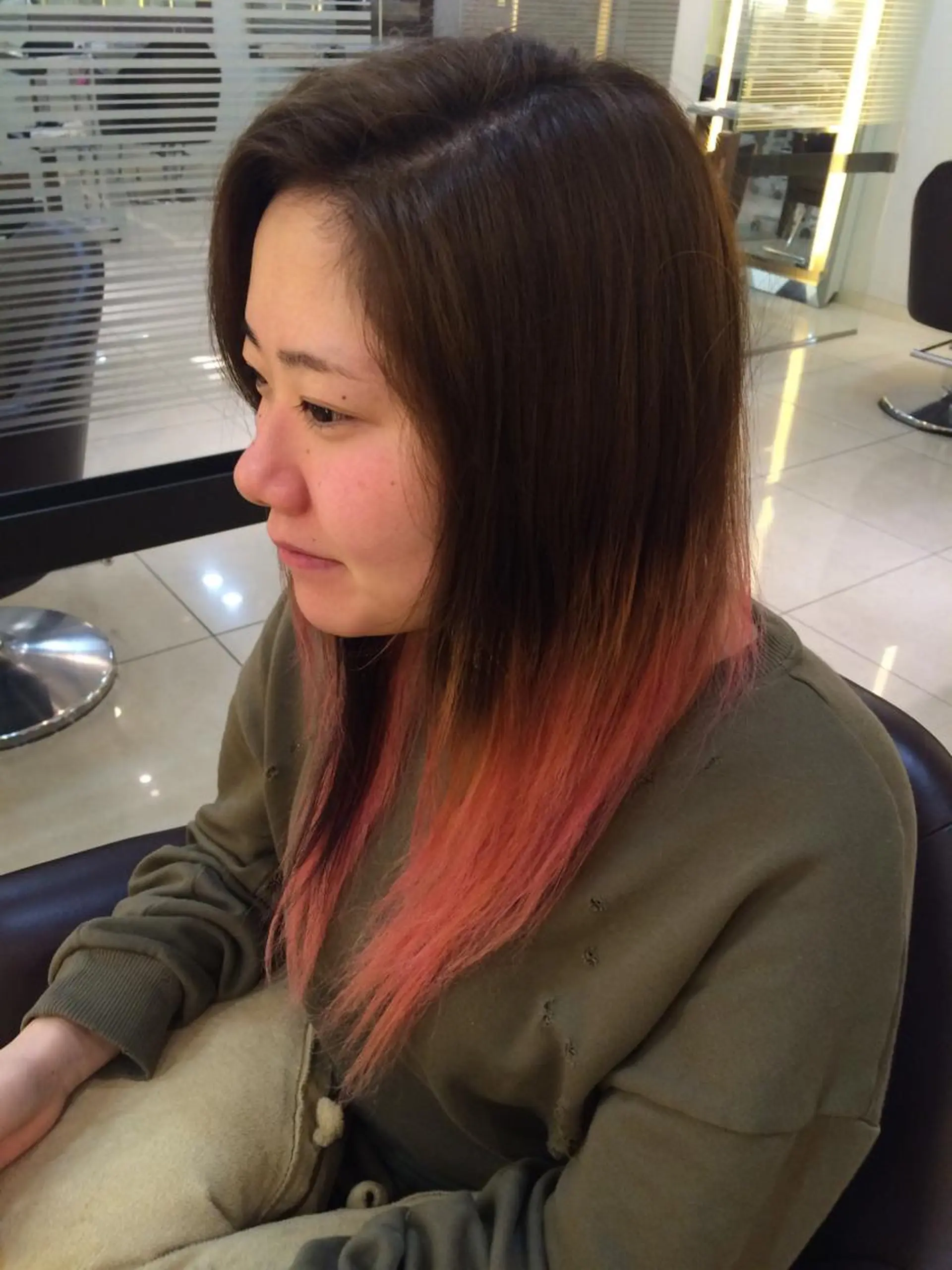 ロング カラー グラデーションカラー ピンクカラー 似合わせ／代表 髪質改善/山田将大のヘアスタイル