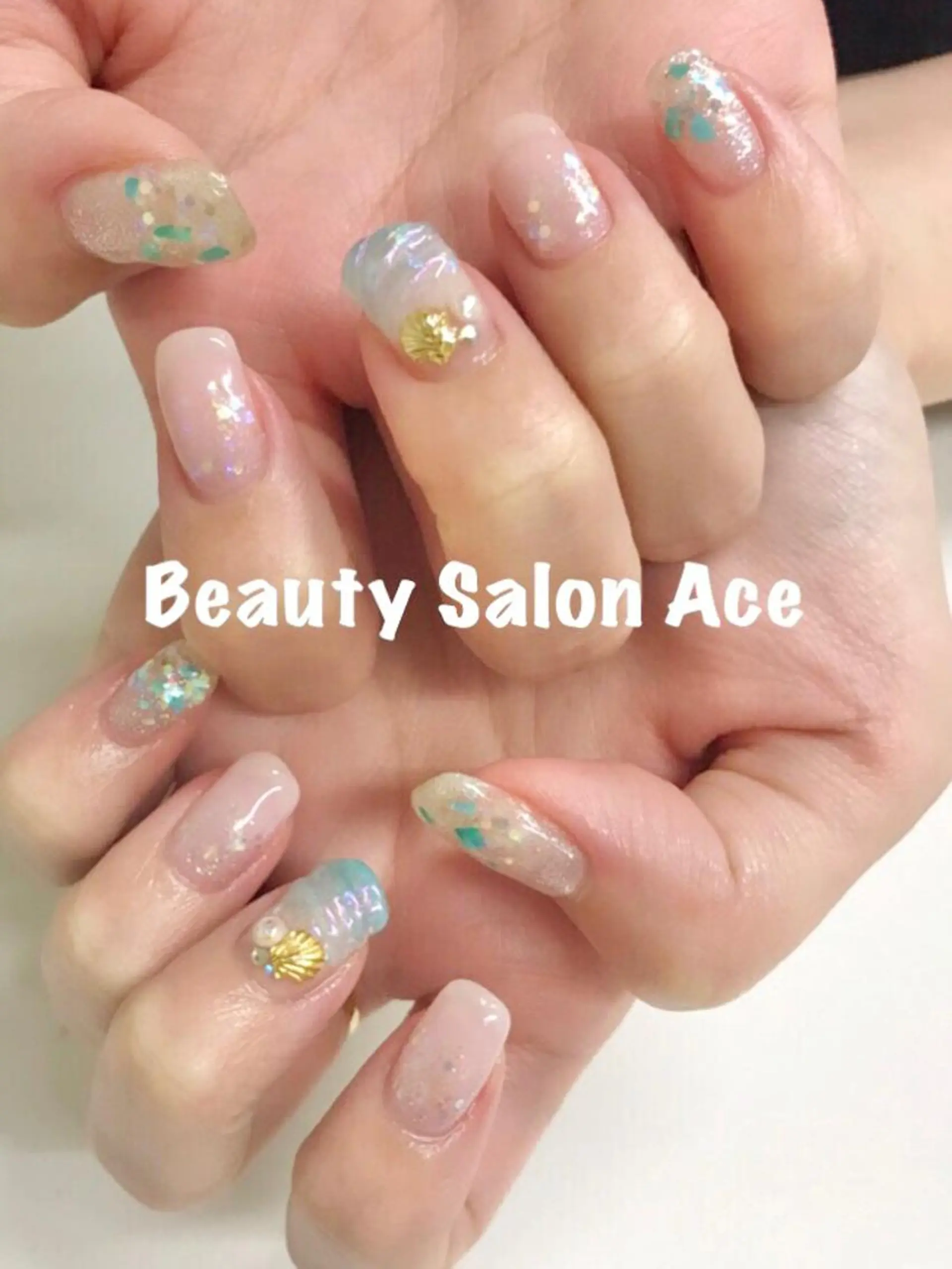 ネイル Beauty Salon Ace（ネイルサロン　エース）所属・池袋フィルイン Ace♡長さだしのネイルデザイン