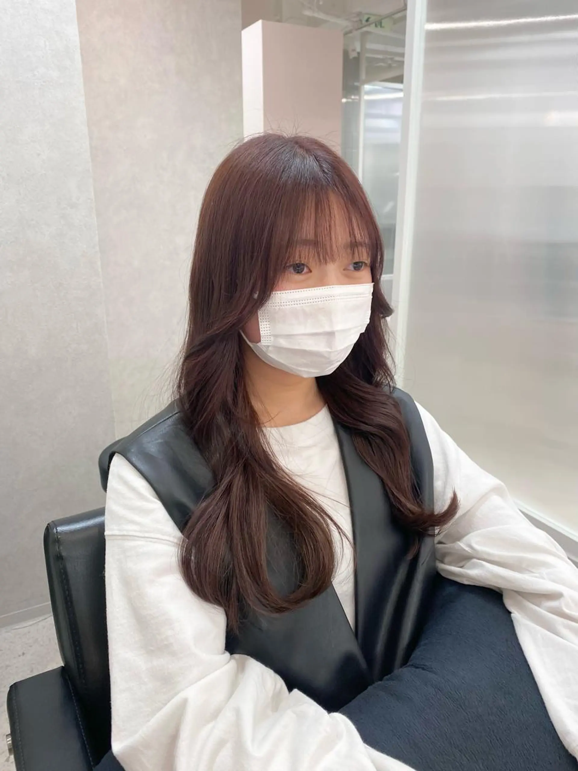 ロング カラー 髪質改善 ヒデのヘアスタイル