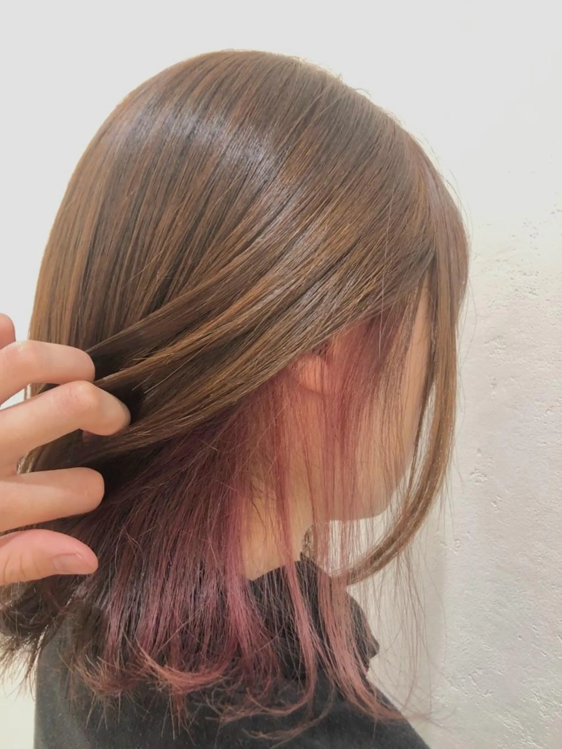 セミロング カラー 🤍オオカワ レイナ🤍のヘアスタイル