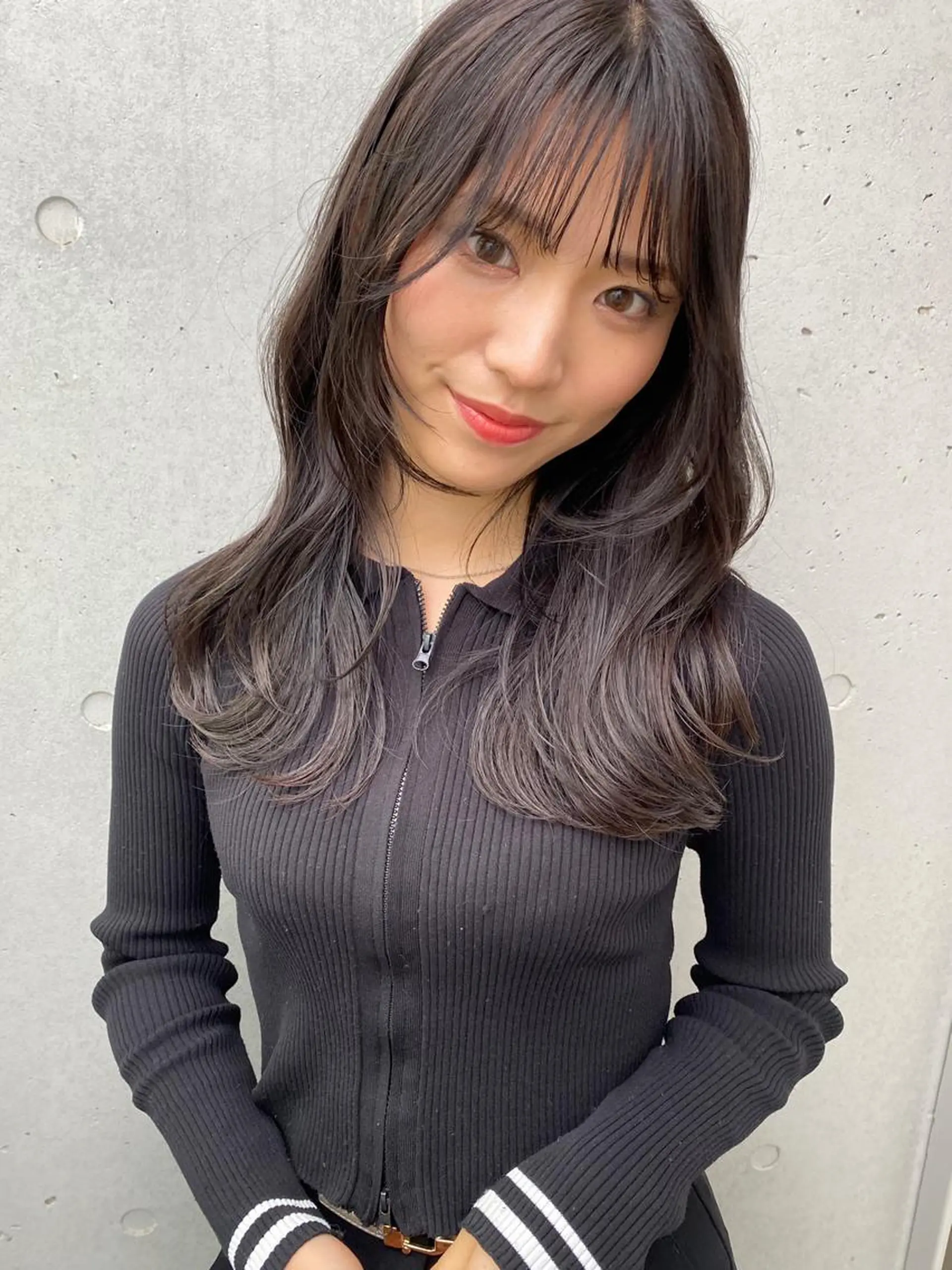 ロング カット ヘアカラー トリートメント レイヤーカット /透明感/千葉怜寿のヘアスタイル