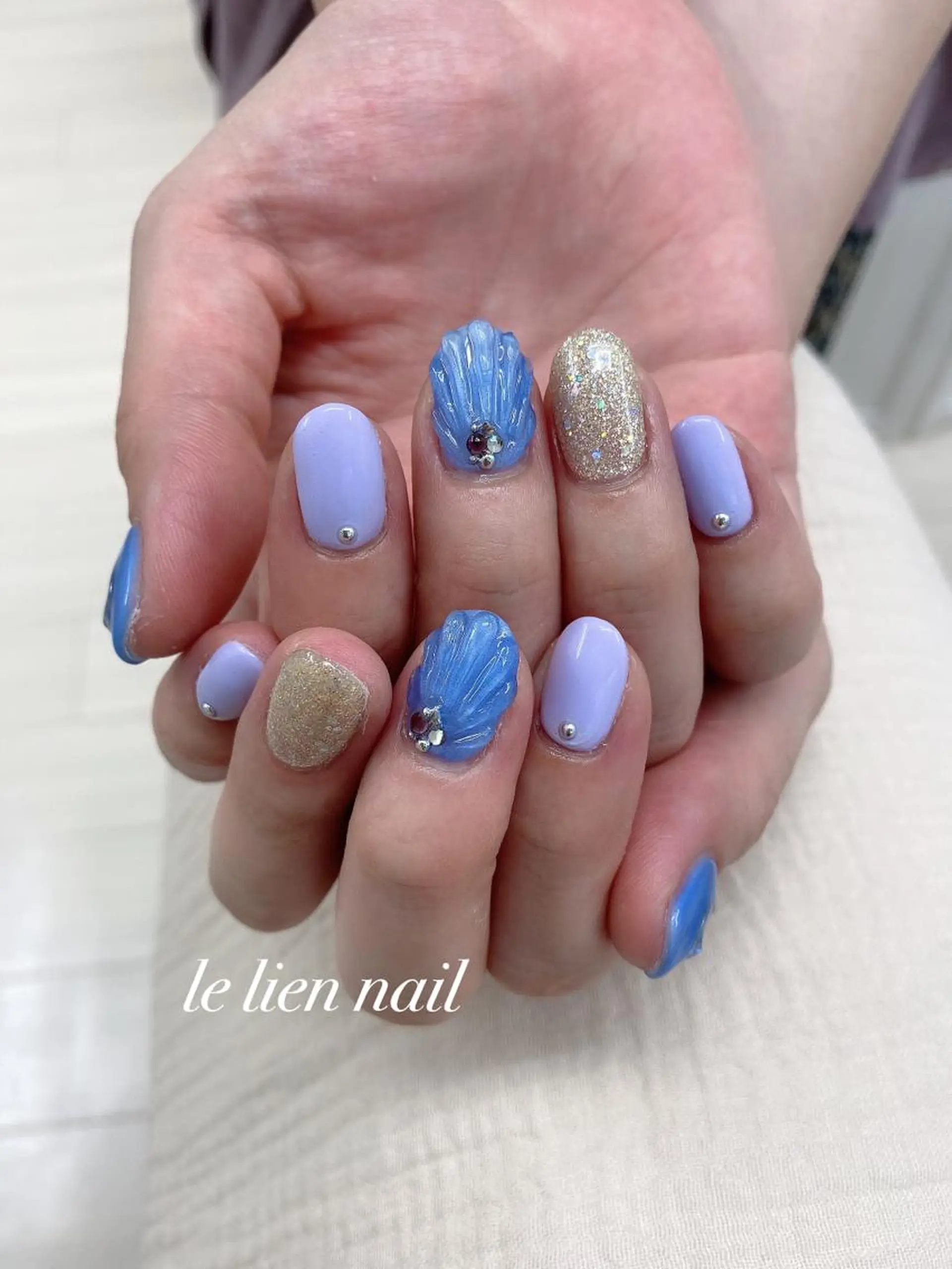ネイル アートネイル 夏ネイル le lien nailのネイルデザイン