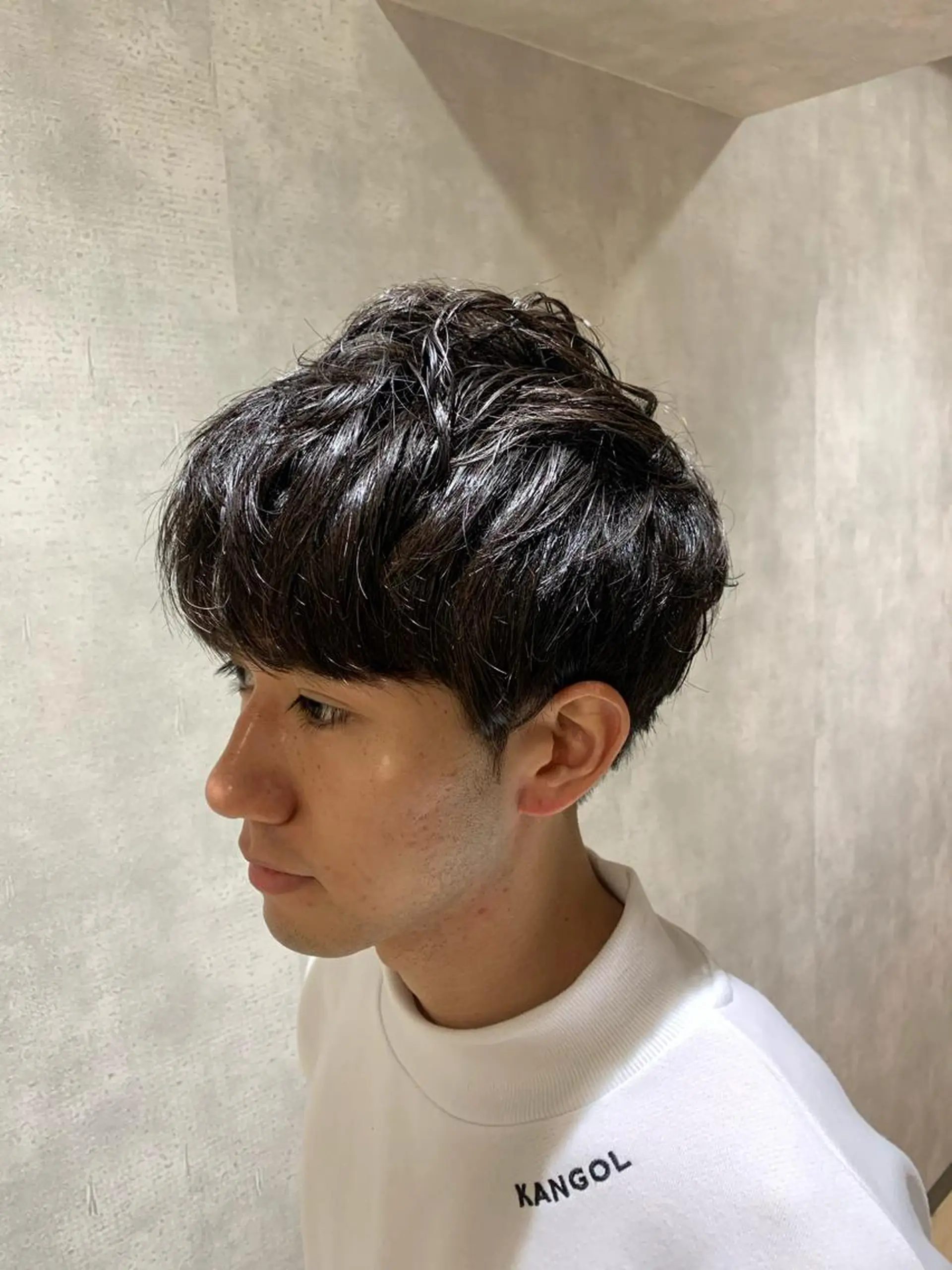 ショート パーマ エンドウ ミノリ🤎 /半個室/レイヤーのヘアスタイル