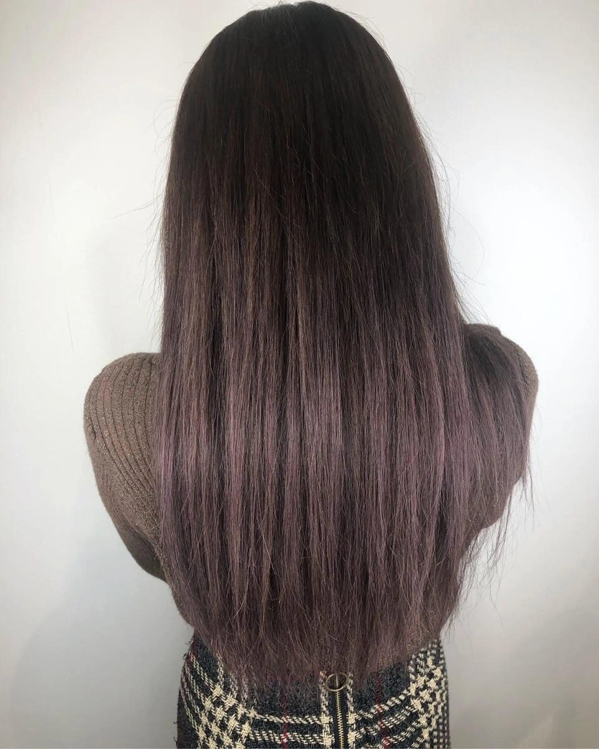 ロング 髪質改善 カット 縮毛矯正 トリートメント 濱川 佳奈のヘアスタイル