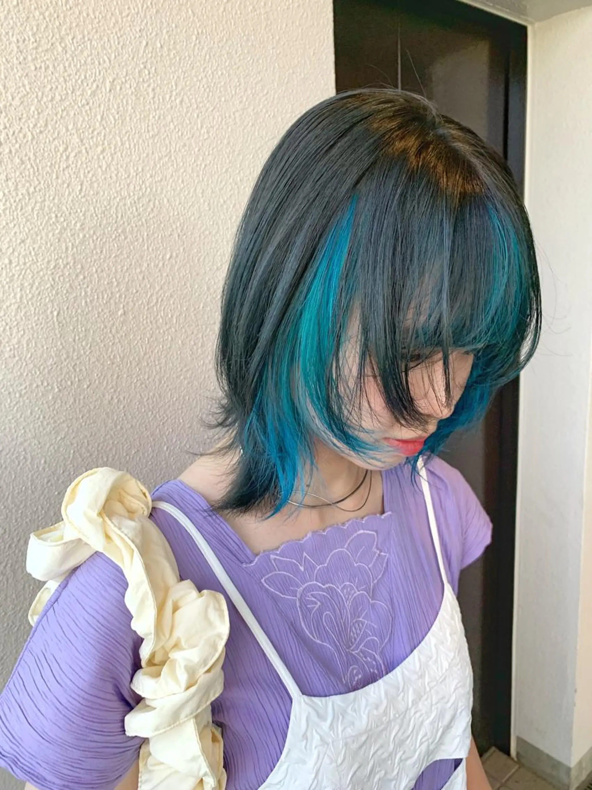 ミディアム ヘアカラー TONUKOA RUA下北沢店【トヌコア ルア】所属・丸山璃子 /パーマ/レイヤーのヘアスタイル