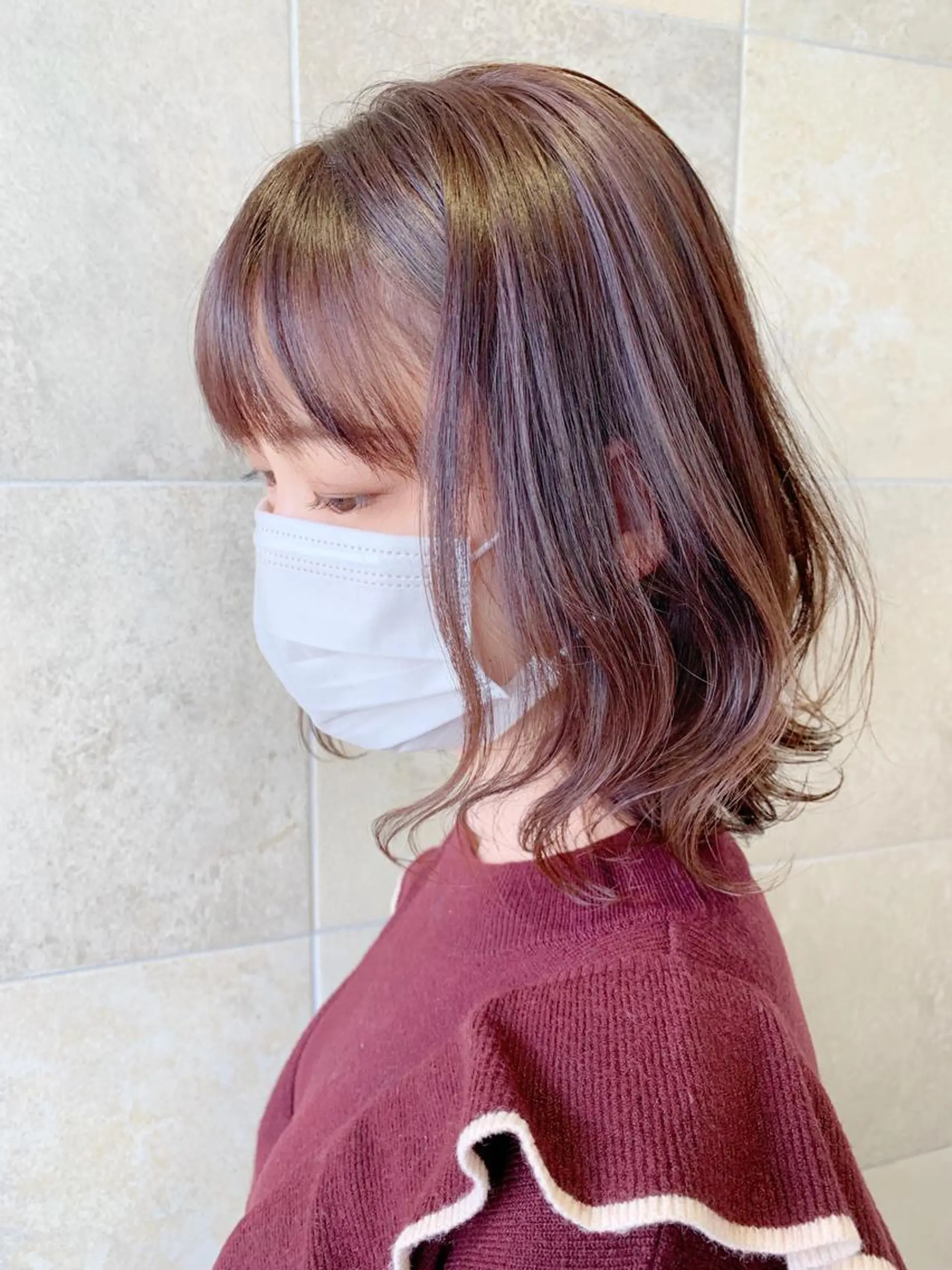 カラー 艶髪/透明感/ 三宅晴香のヘアスタイル