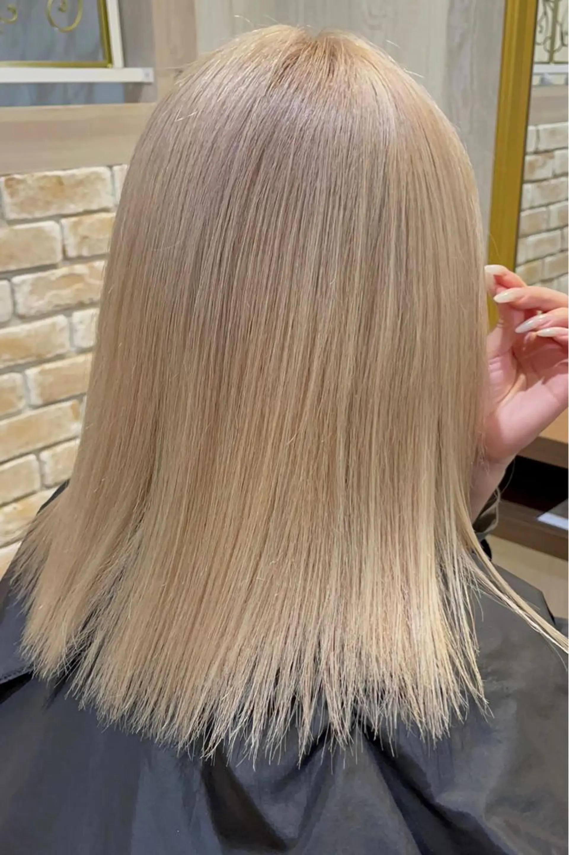 ロング カラー ヘアカラー トリートメント Lond strada 心斎橋所属・🍀小川大輔🍀 ボブ/ブリーチ🥇のヘアスタイル