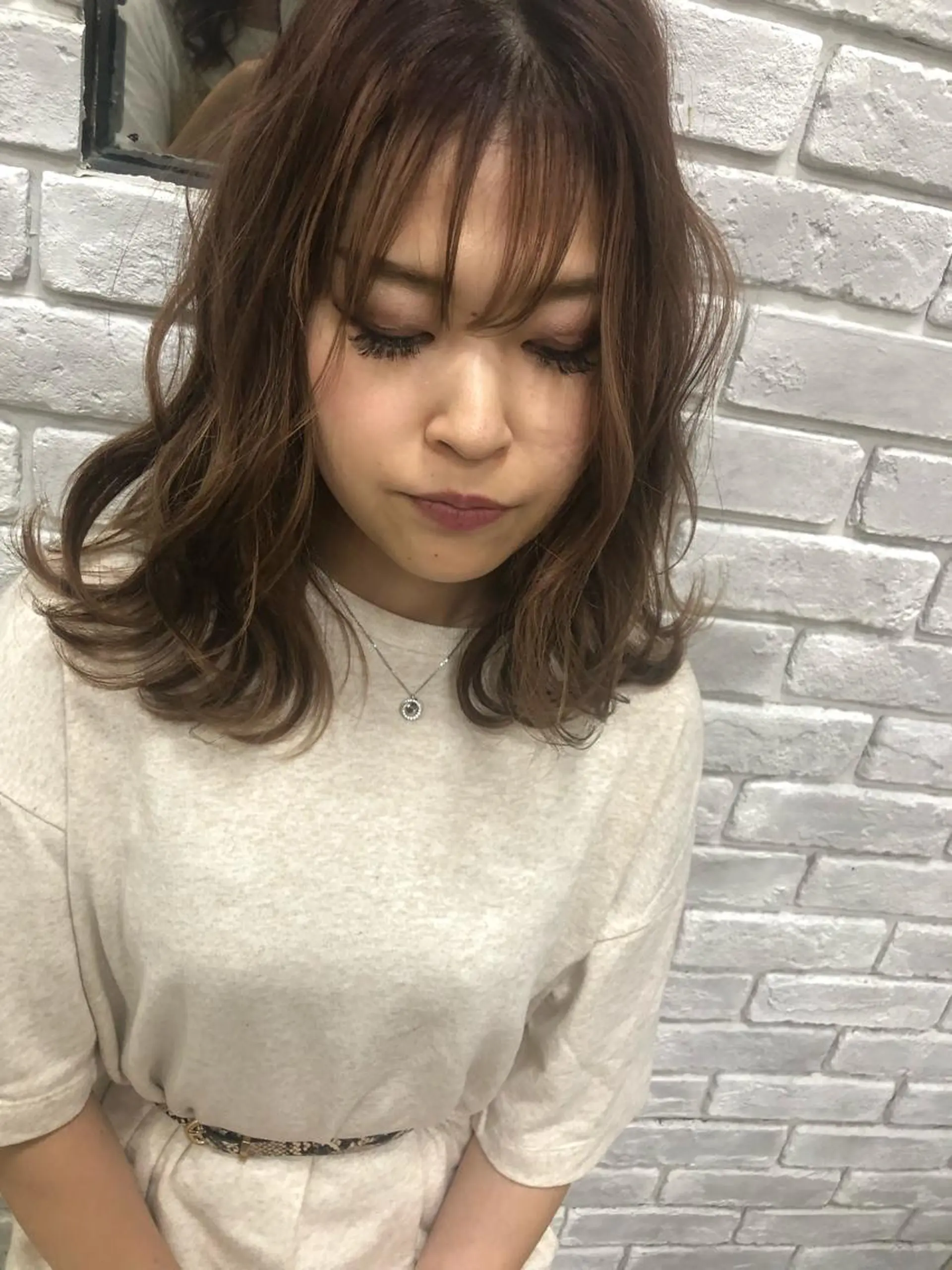 ミディアム 時末侑実 桜井駅のヘアスタイル