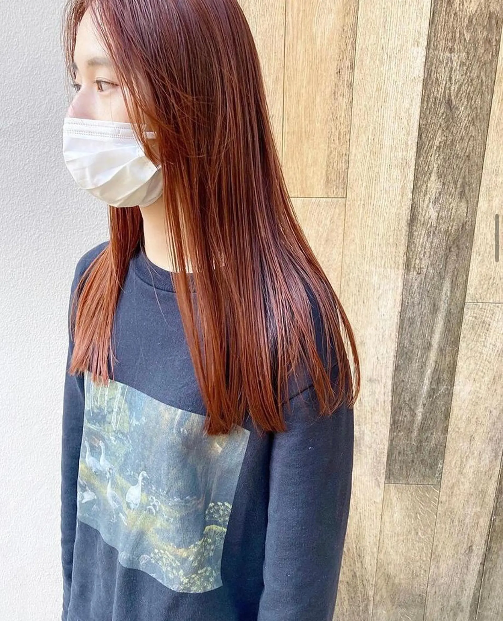 ロング カラー カット ヘアカラー HATSUMEI ゆうまのヘアスタイル