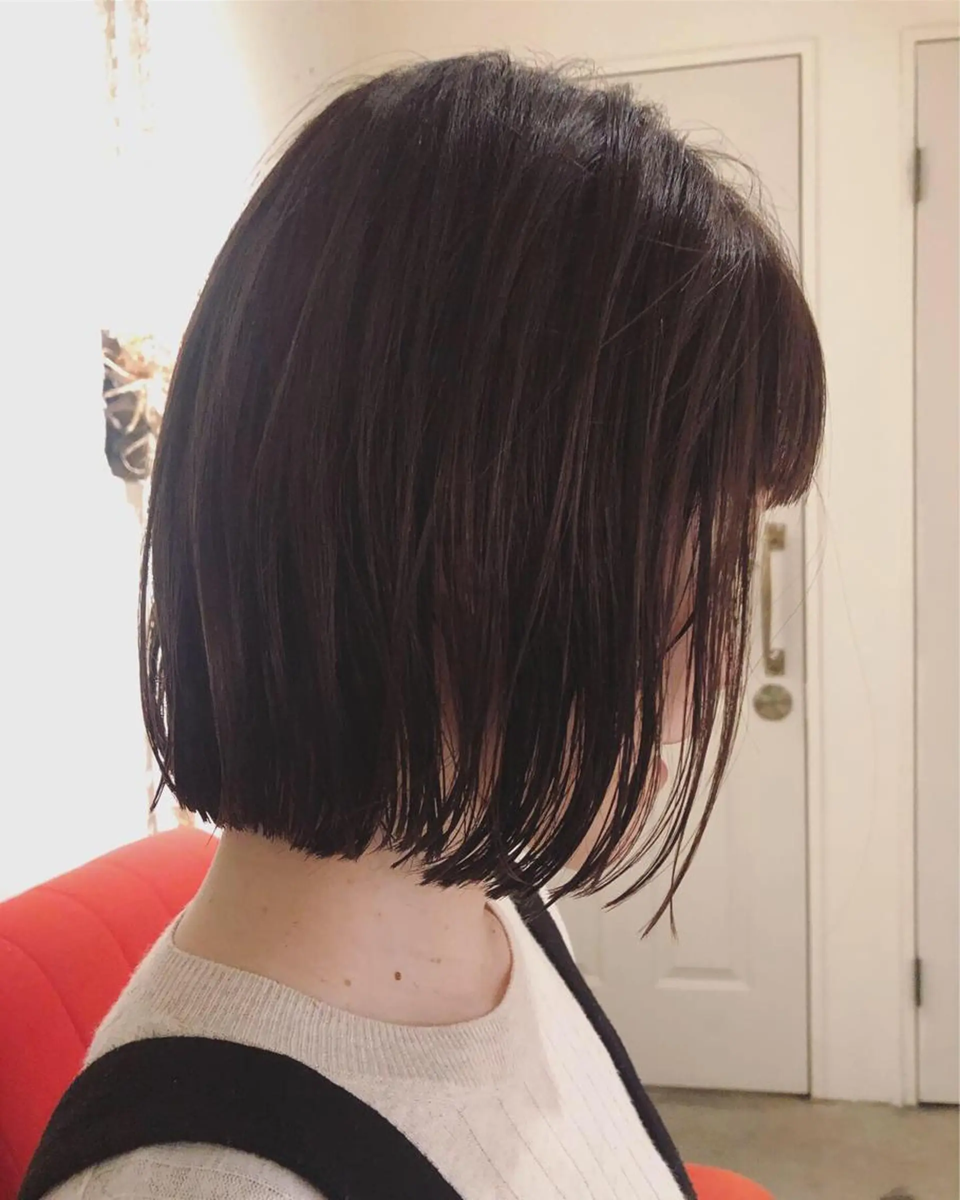 ショート カラー ベージュカラー バイオレットカラー ヘアカラー トリートメント パーマ美容師 hanaのヘアスタイル