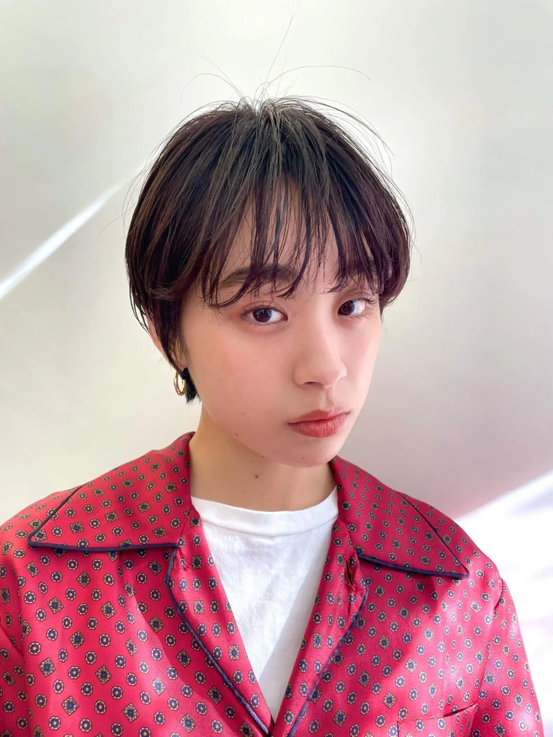 ショート カラー 笠原 健人のヘアスタイル