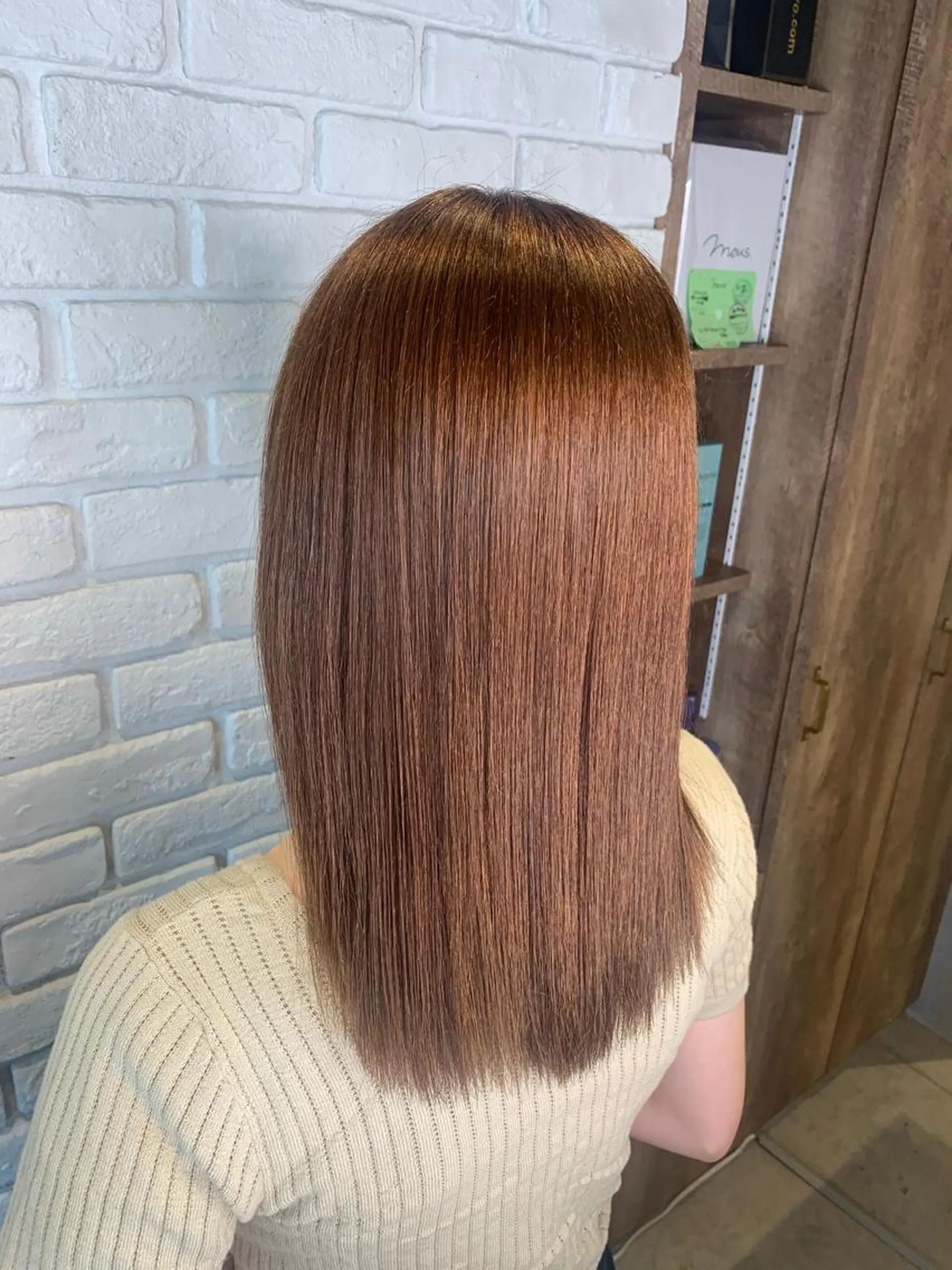 ロング カラー パーマ ヘアアレンジ 髪質改善/縮毛矯正 艶カラー/珠聡のヘアスタイル