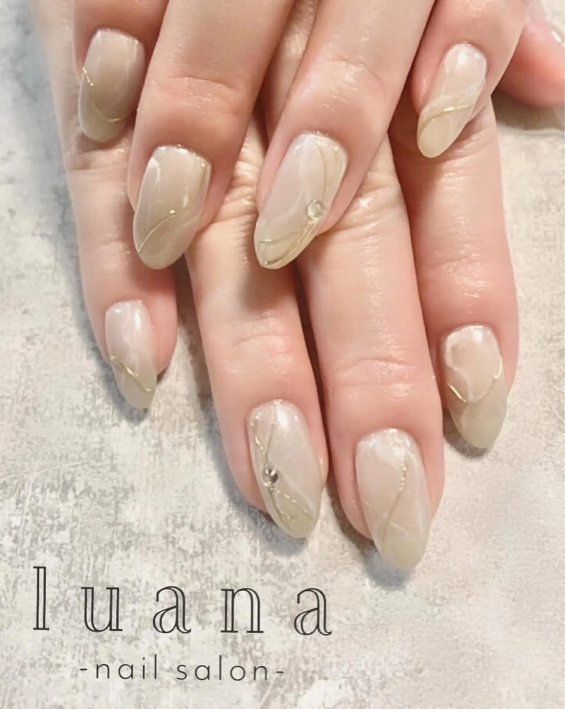 ネイル ハンドネイル luana ネイルサロンのネイルデザイン