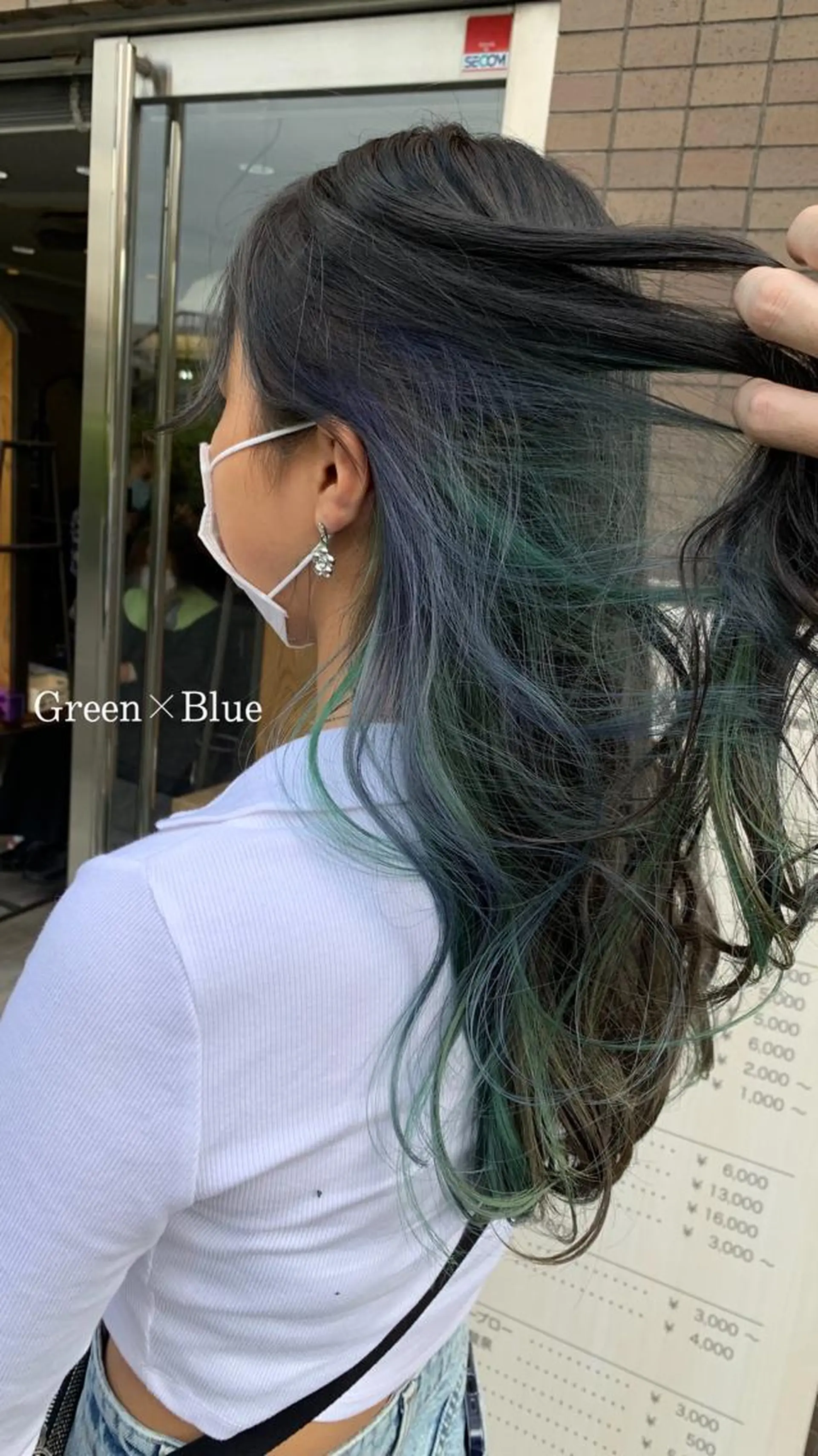 ロング カラー 🌈re-room EIKI🇰🇷のヘアスタイル