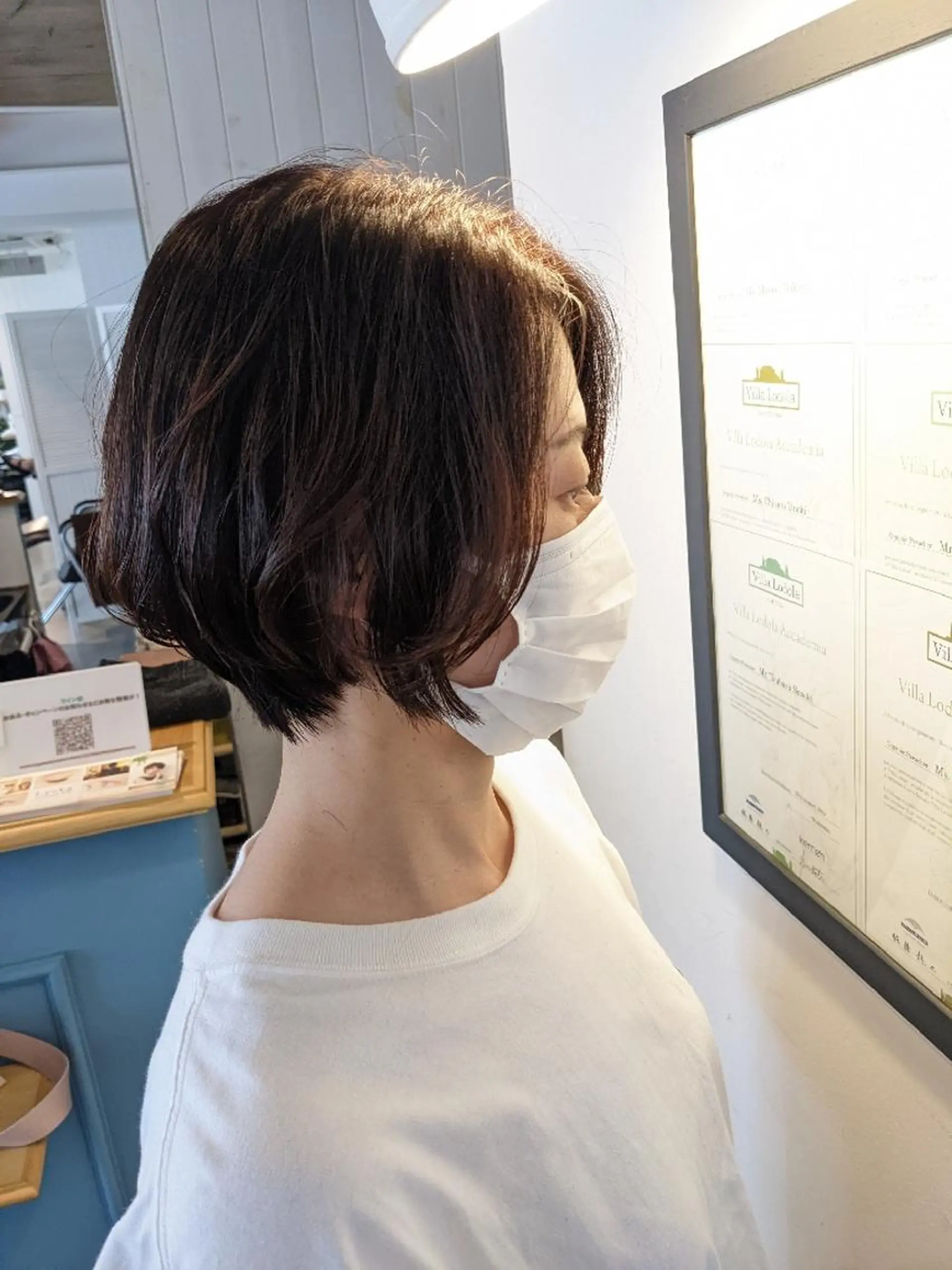 ショート パーマ ショートヘア 中野 雅子のヘアスタイル