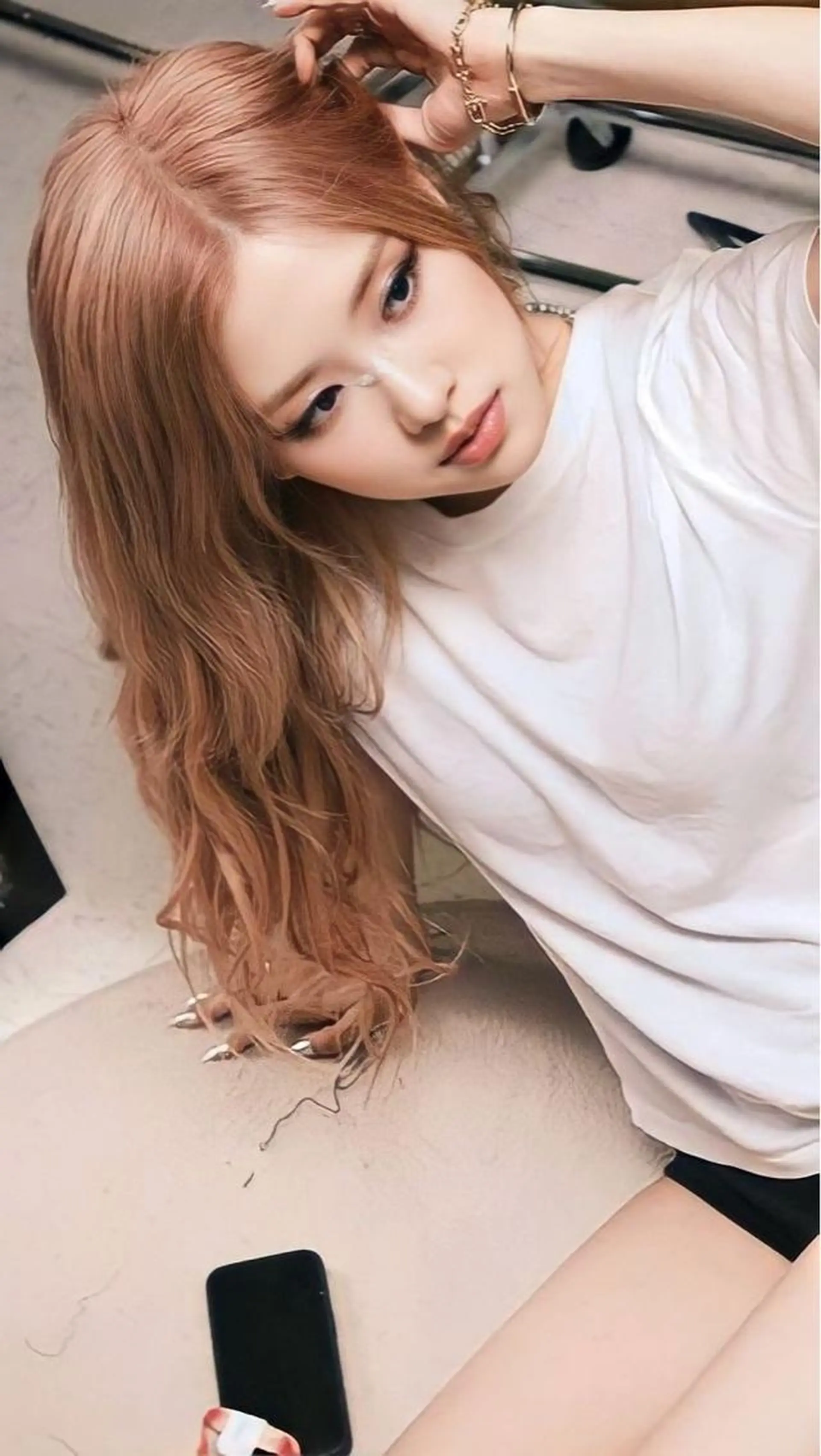 カラー 莉乃/縮毛矯正/髪質 改善/艶カラーのヘアスタイル