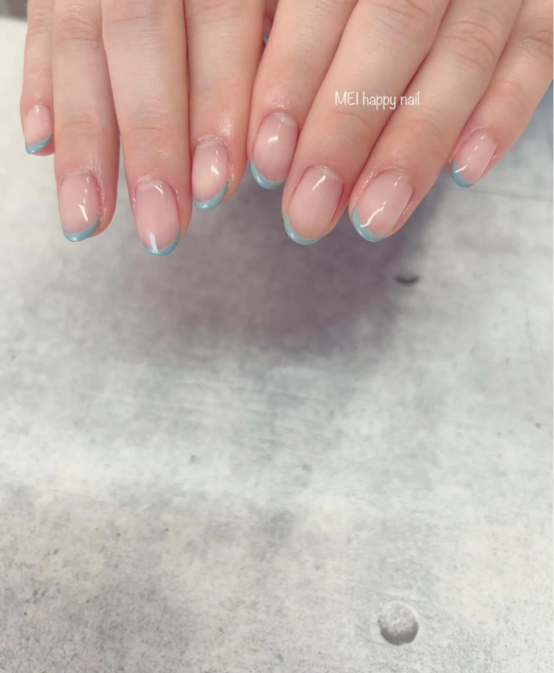 ネイル 北浦和 自爪育成ケアのネイルデザイン