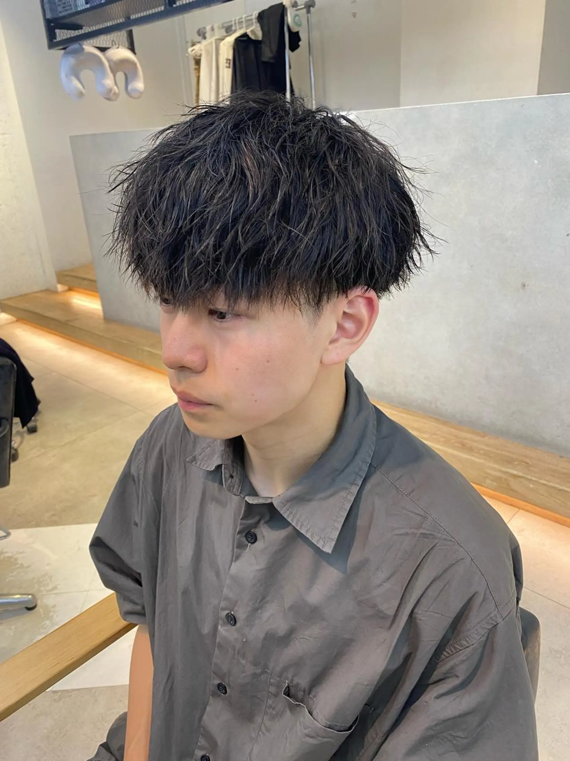 パーマ メンズ 新宿【メンズパーマ】 塩澤太一のヘアスタイル