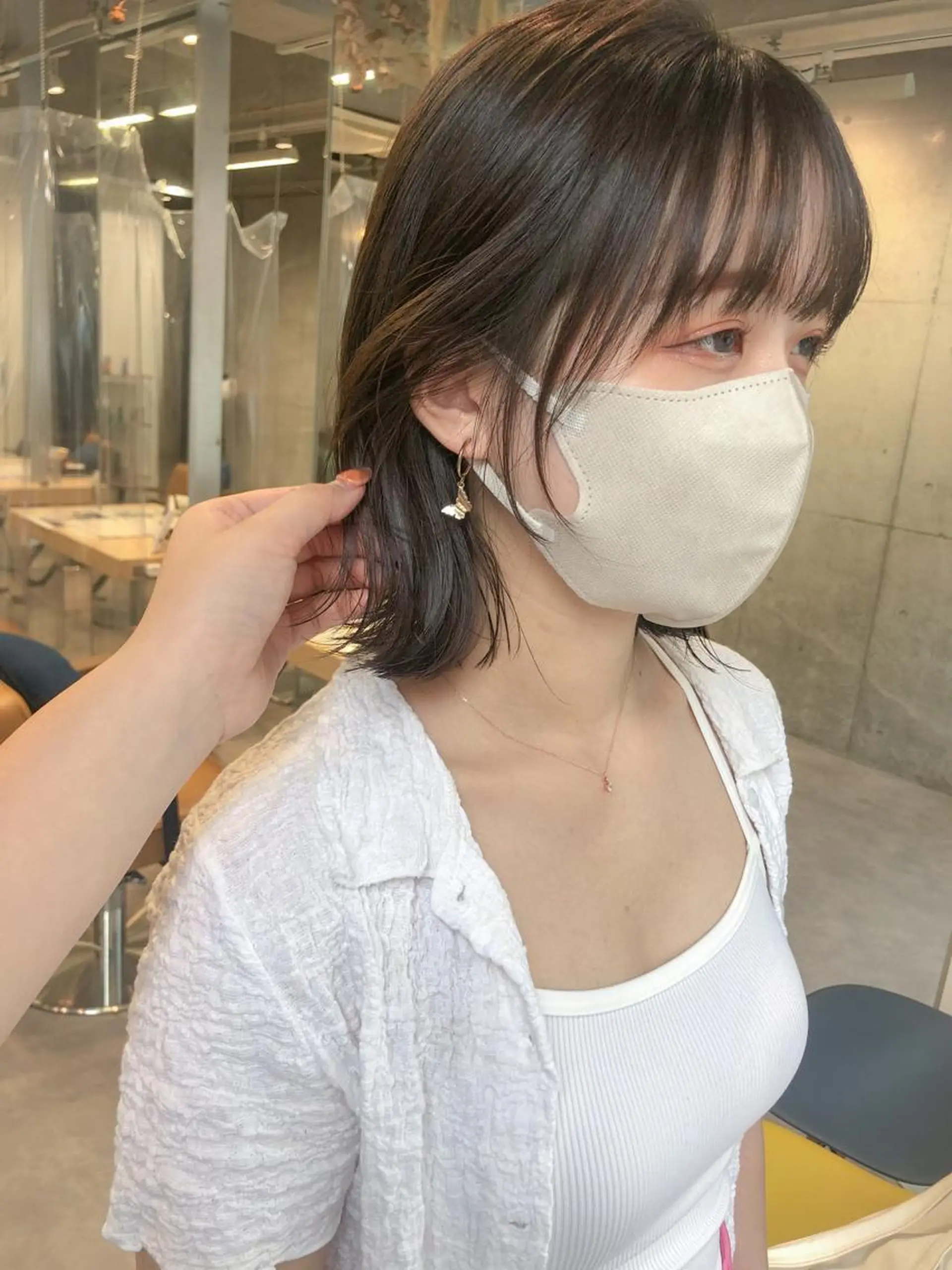 ショート rii-🩰 トレンド韓国ヘアのヘアスタイル