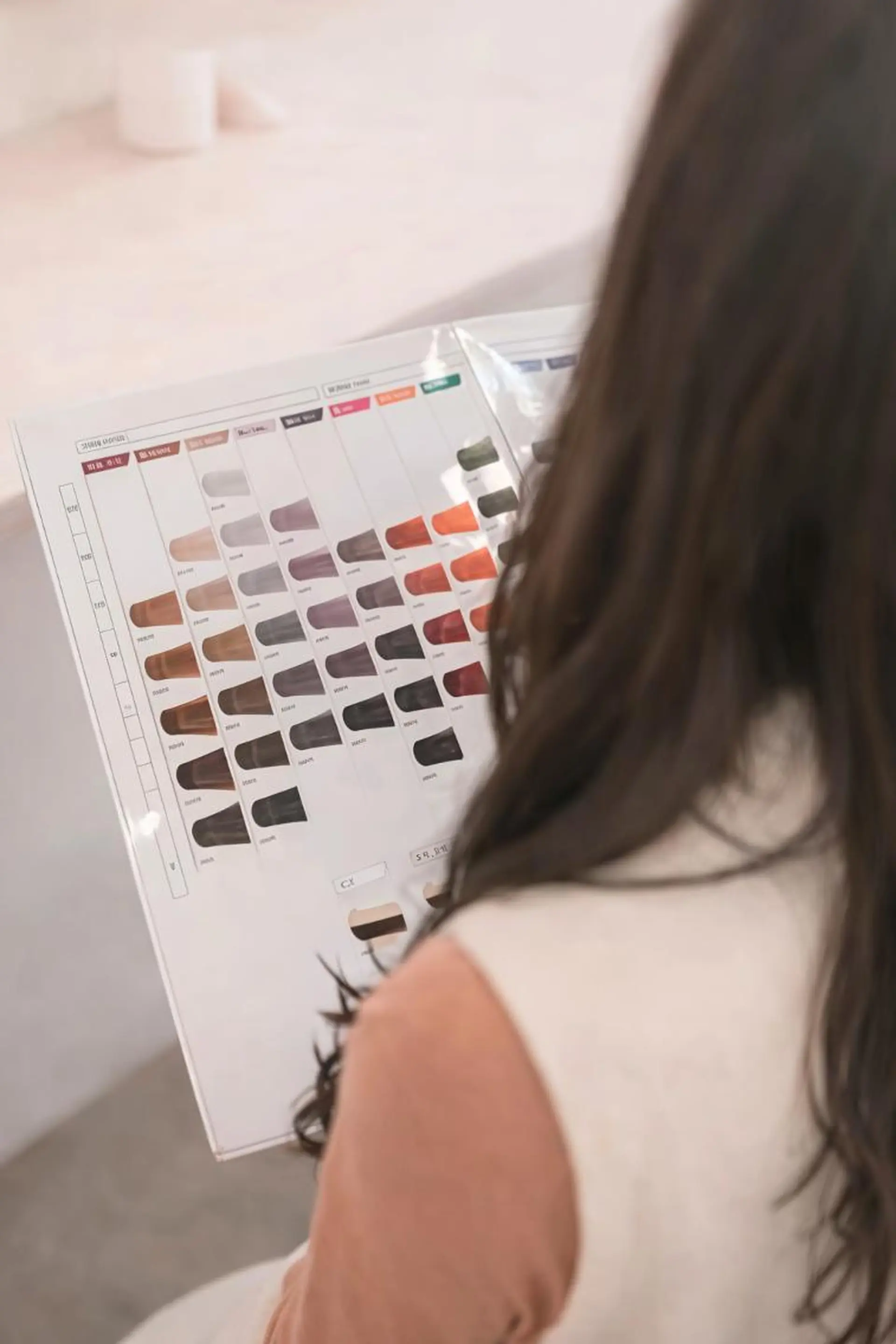 ミディアム カラー ヘアカラー 白髪染め専門店 Recolorなおこのヘアスタイル