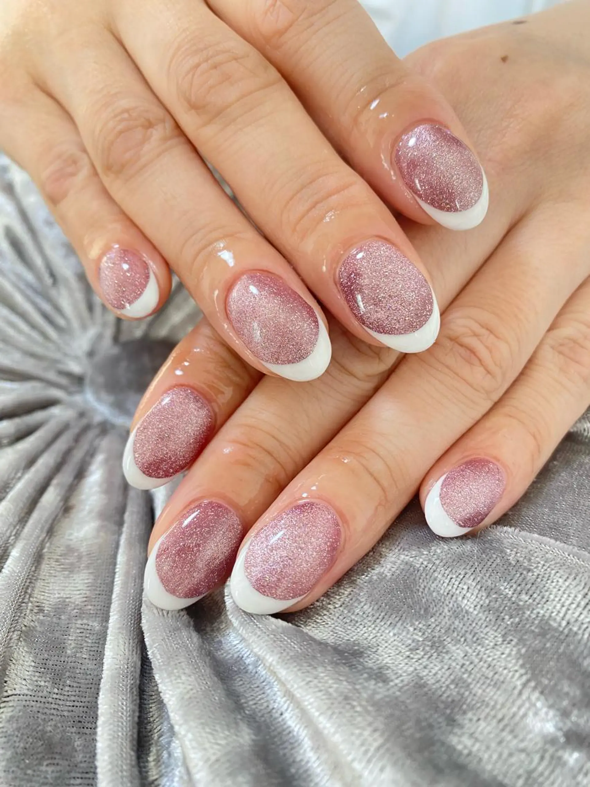 ネイル フレンチネイル マグネットネイル Esthetic Will所属・will 有希のネイルデザイン