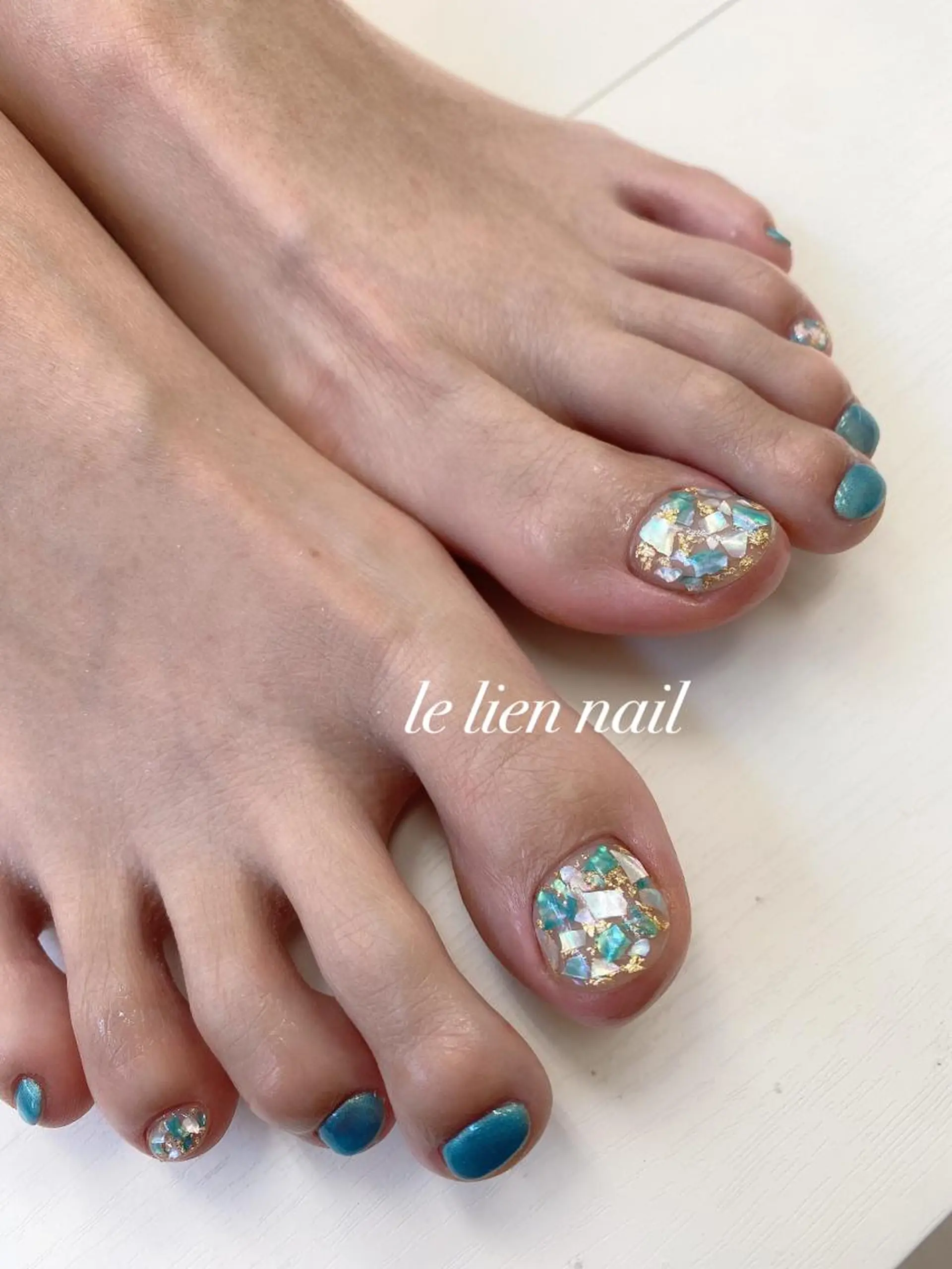 ネイル フットネイル le lien nailのネイルデザイン