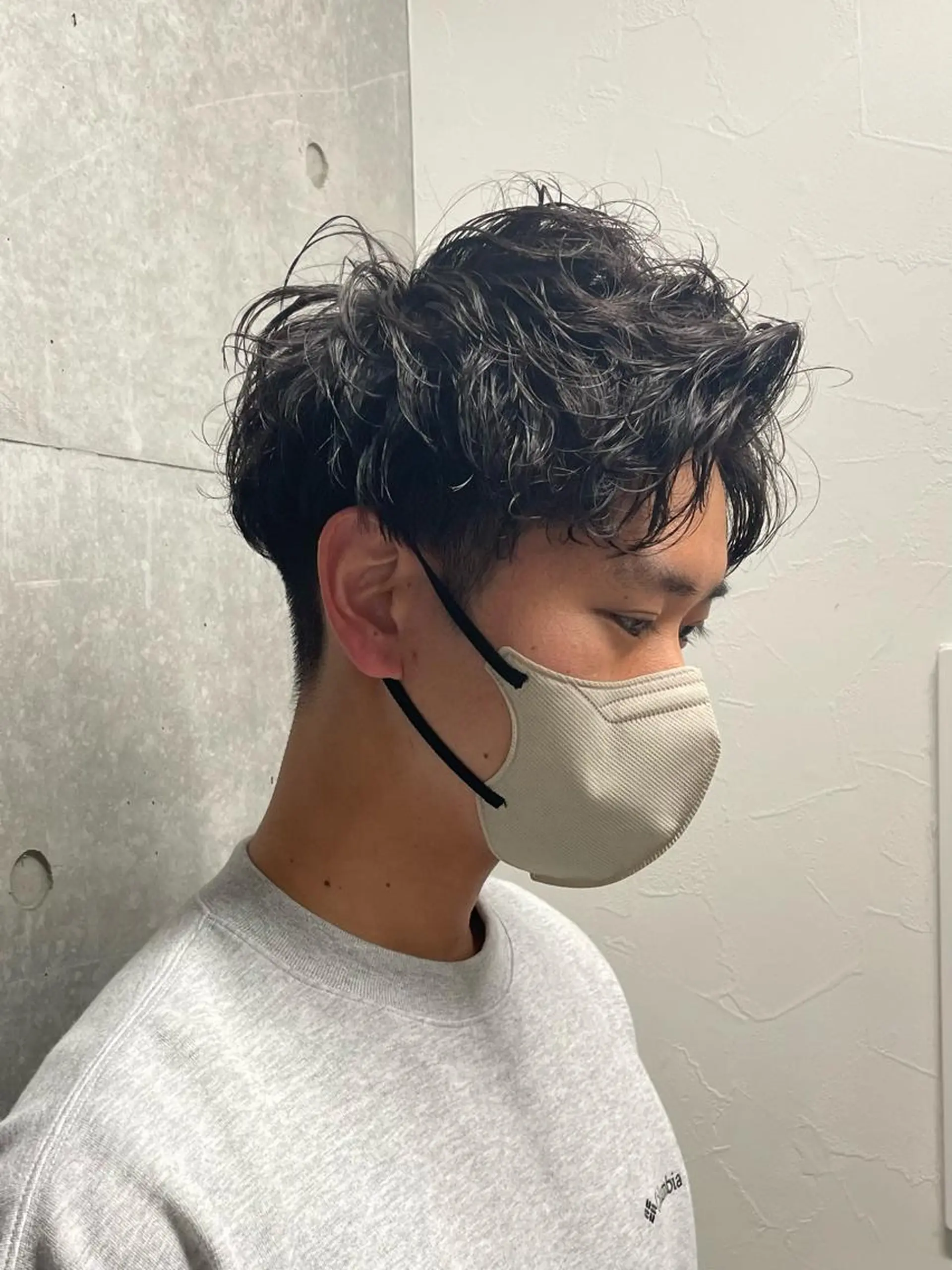 パーマ メンズ カット パーマ トリートメント ヘアセット メンズモテパーマ💙 fuwaのヘアスタイル