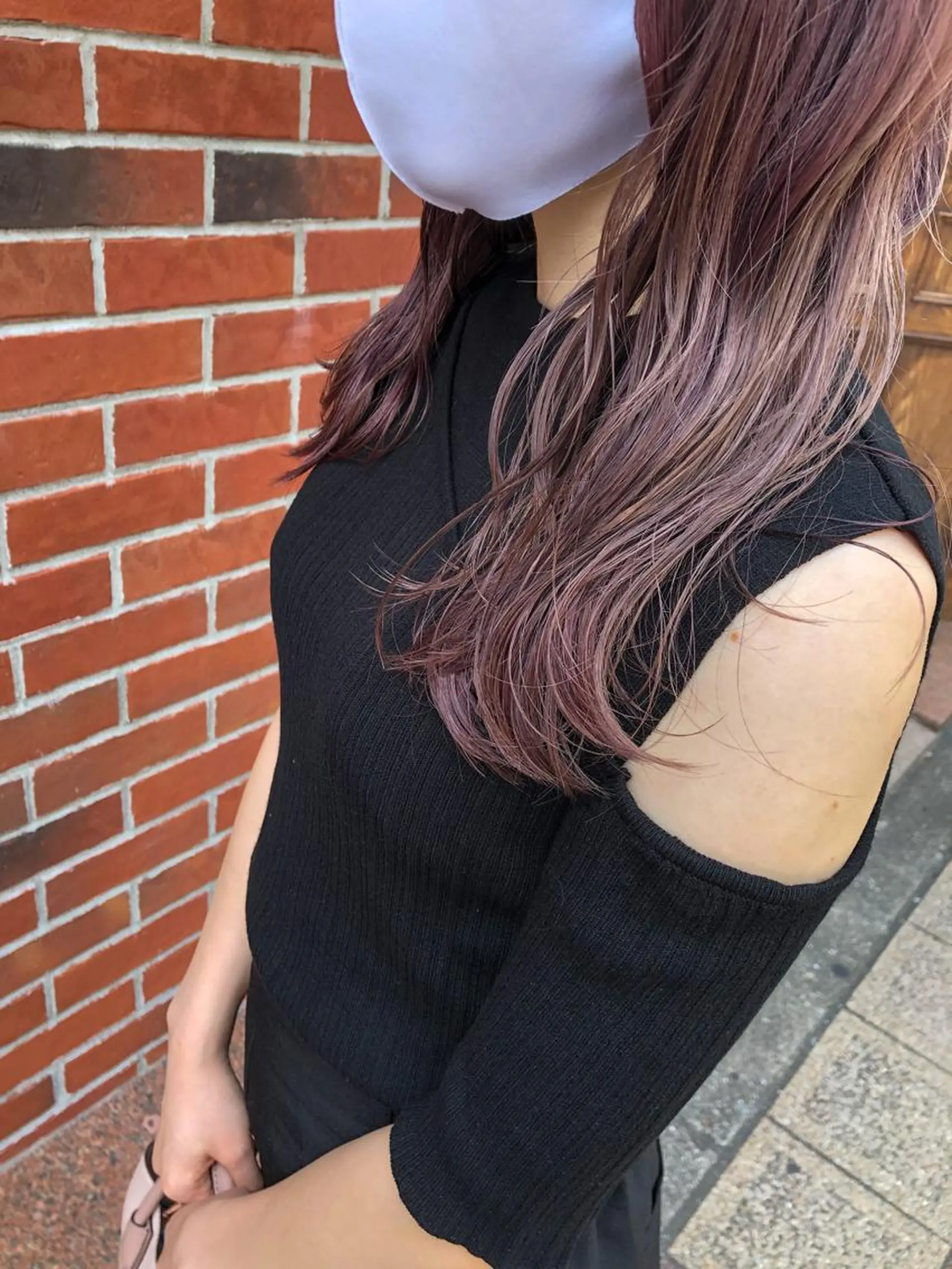 セミロング カット ヘアカラー 縮毛矯正 トリートメント シンタニナオト /梅田茶屋町のヘアスタイル