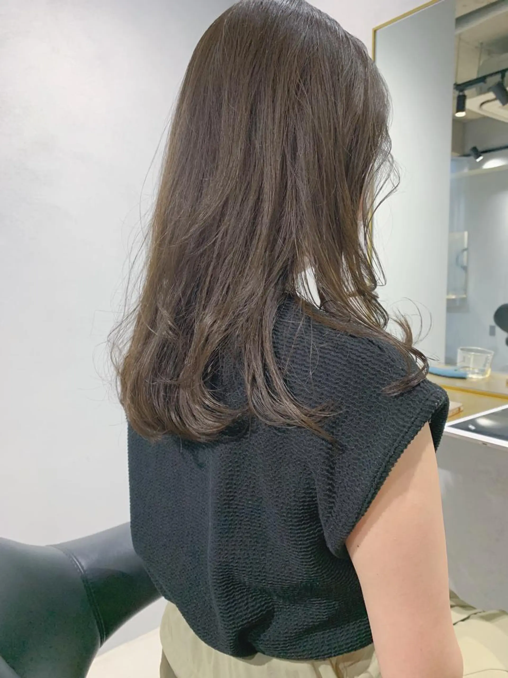 セミロング ボブパーマコテ巻き風 パーマNo1深江秀平のヘアスタイル