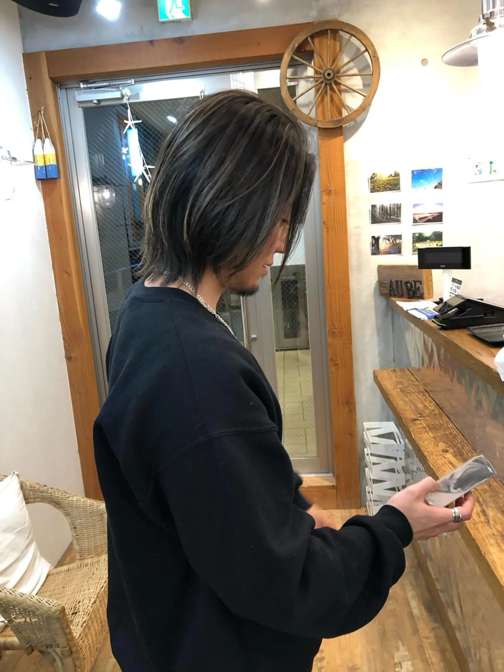 ミディアム カラー メンズ 🫧trym 🫧鎌田凌太のヘアスタイル