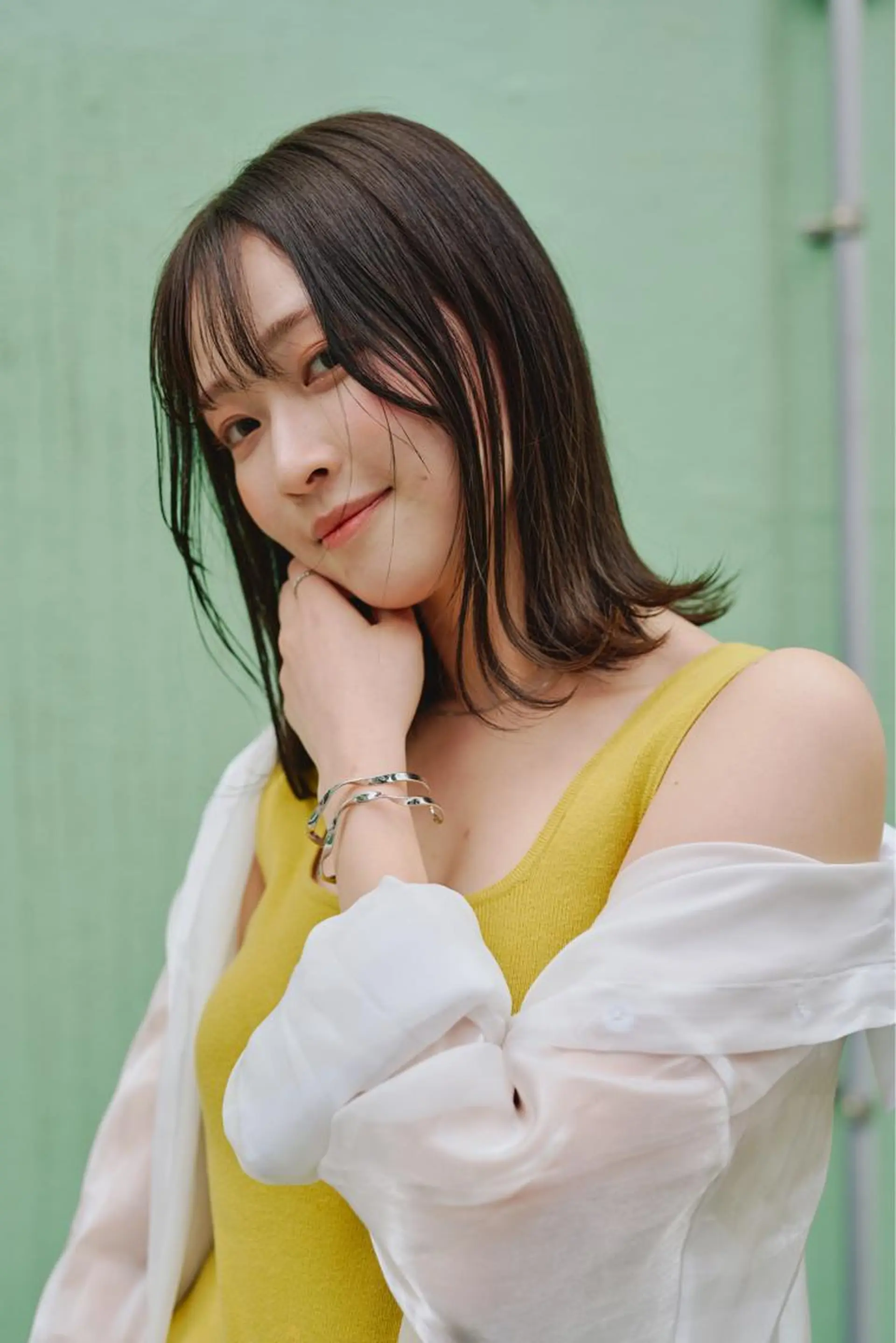 カラー ボブ、レイヤー、 ハイトーン、古淵のヘアスタイル