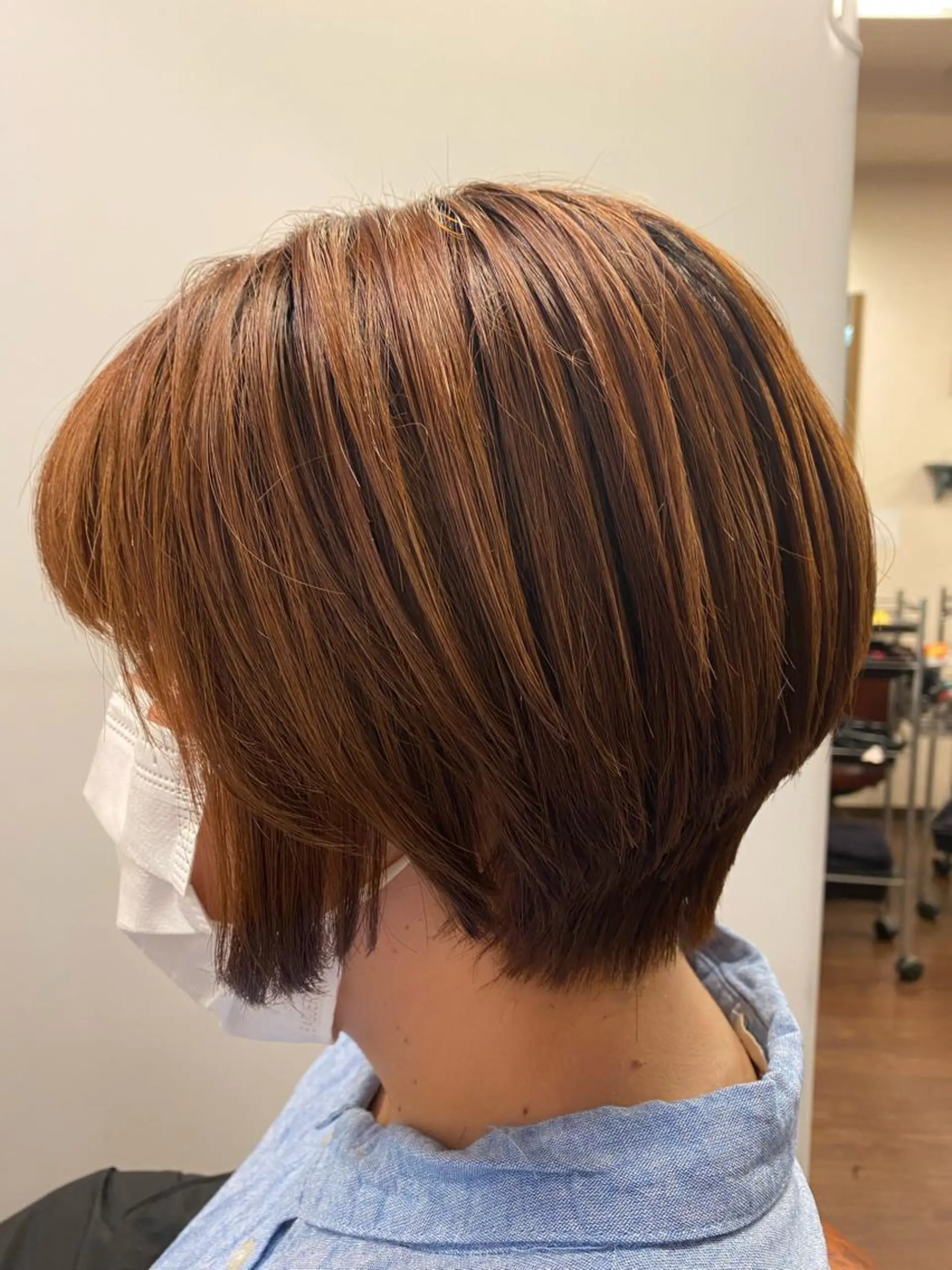 ショート カラー カット ヘアカラー liL hair lounge所属・liL  hair サトウリョウタのヘアスタイル