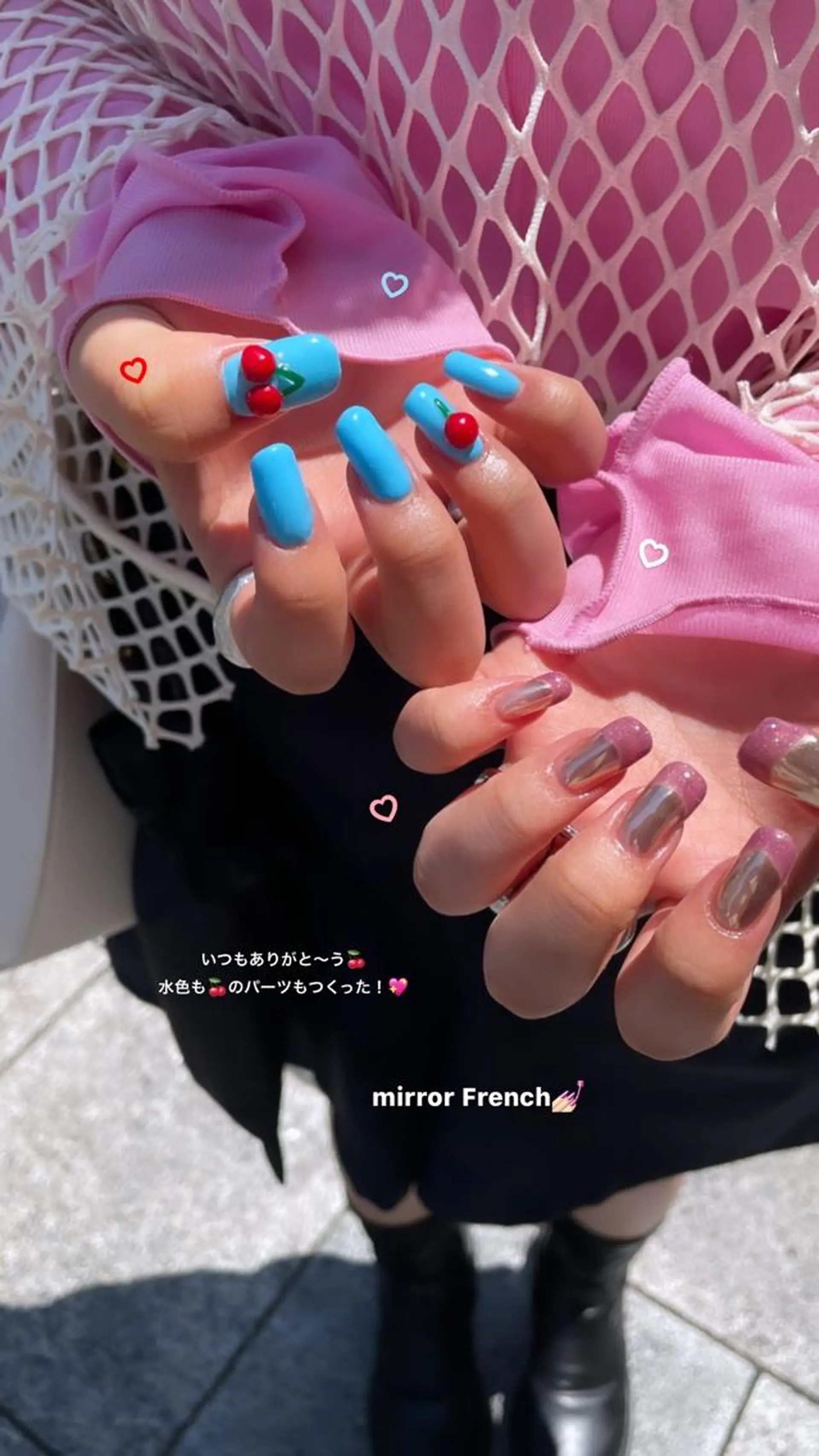 ネイル 束感まつ毛/ネイル/ LED♥KIRARAのマツエク・マツパデザイン