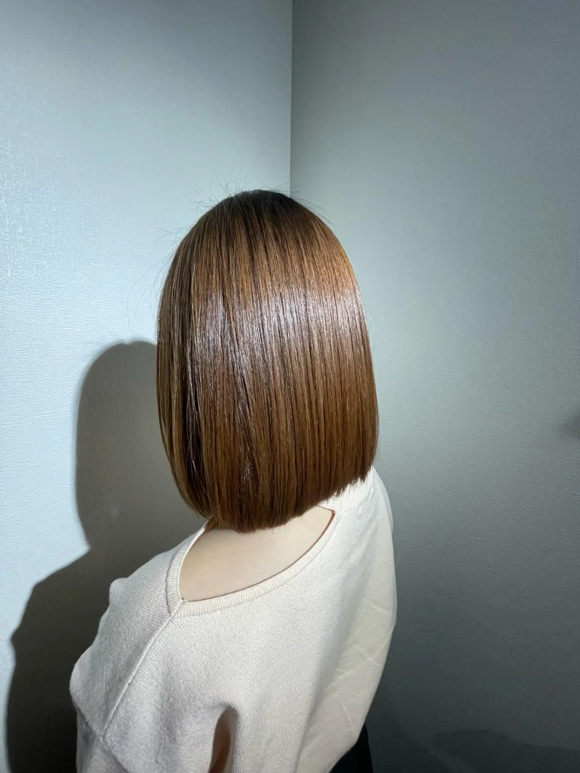 ミディアム 縮毛矯正 トリートメント カット 縮毛矯正 トリートメント 篠原 侑作のヘアスタイル