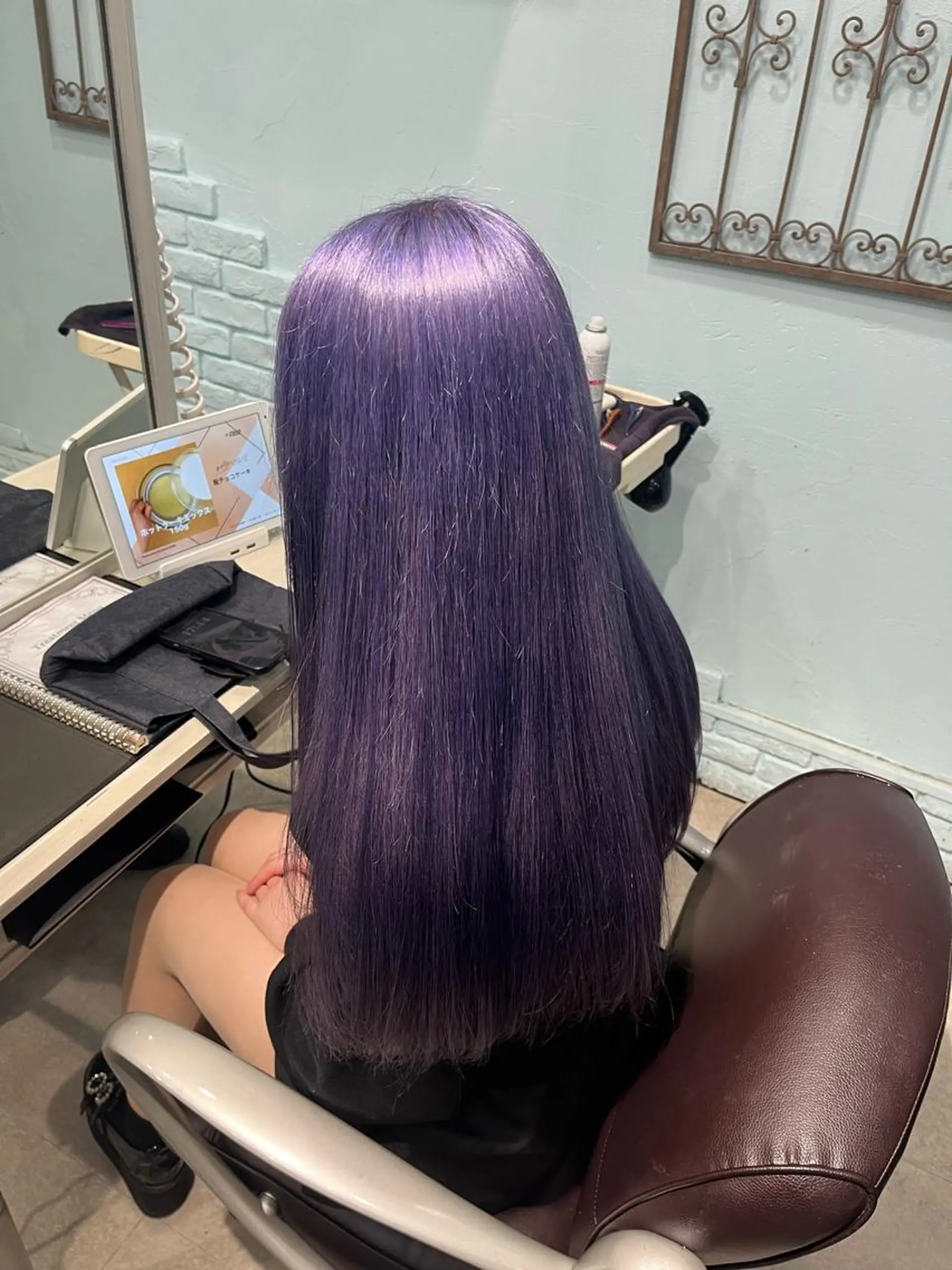 ロング カラー ヘアアレンジ ヘアカラー トリートメント ヘアセット 🩶【推しハイトーン 】yuzu🩶のヘアスタイル