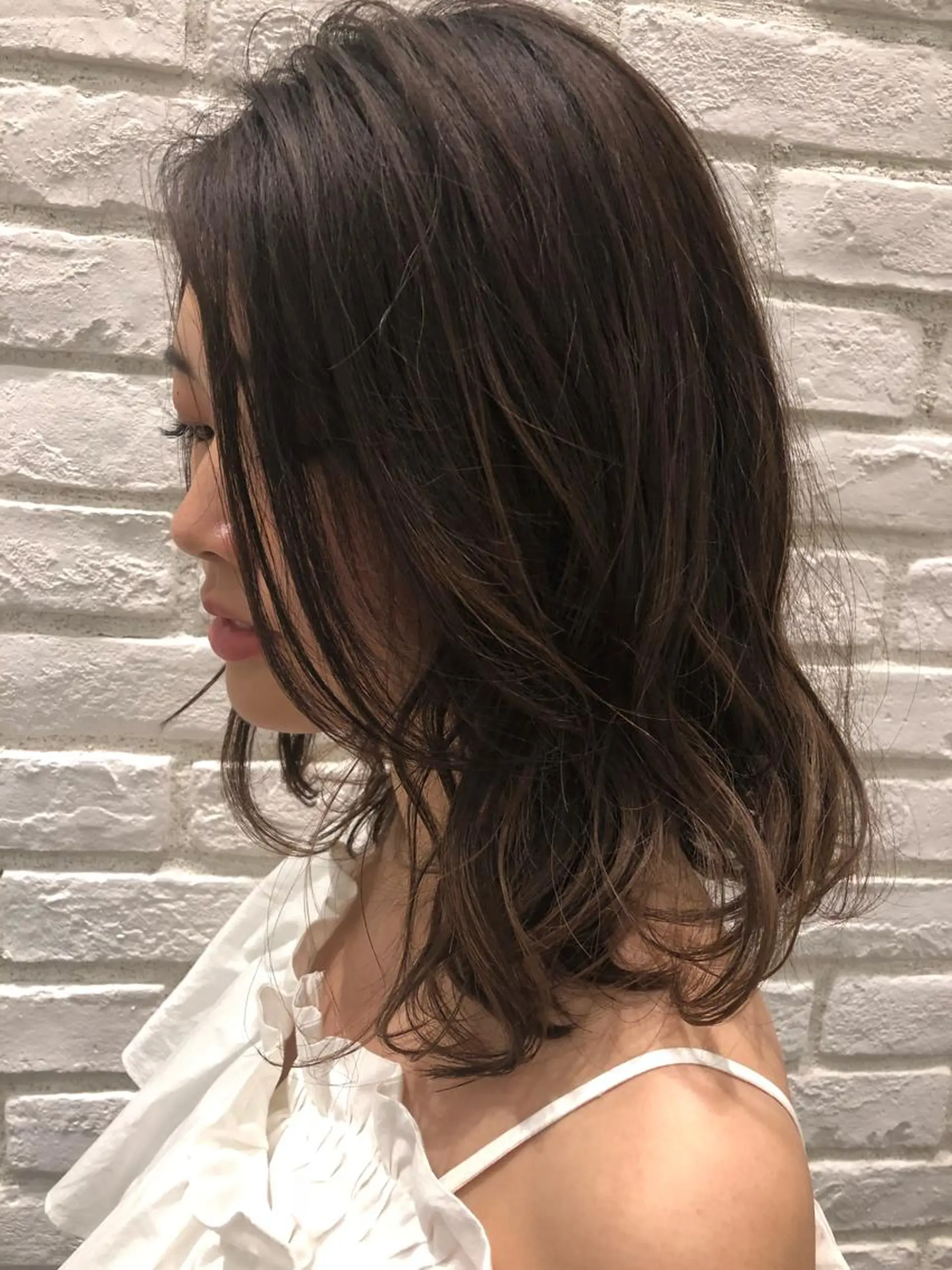 ミディアム カラー Ash中目黒店 榊間茜のヘアスタイル