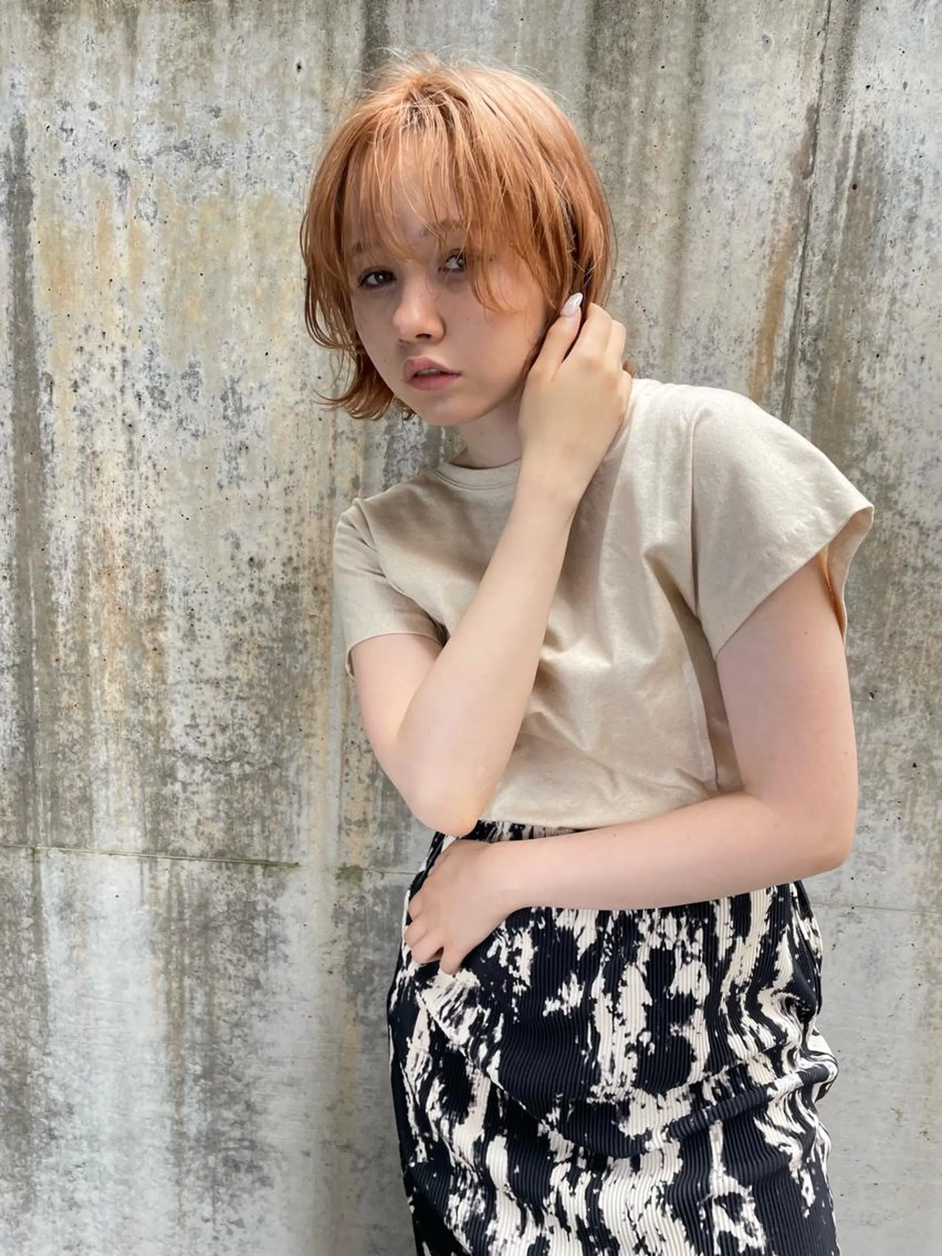 ショート カラー カット ヘアカラー トリートメント ショート/ボブ専門 宮脇美奈/南船場のヘアスタイル