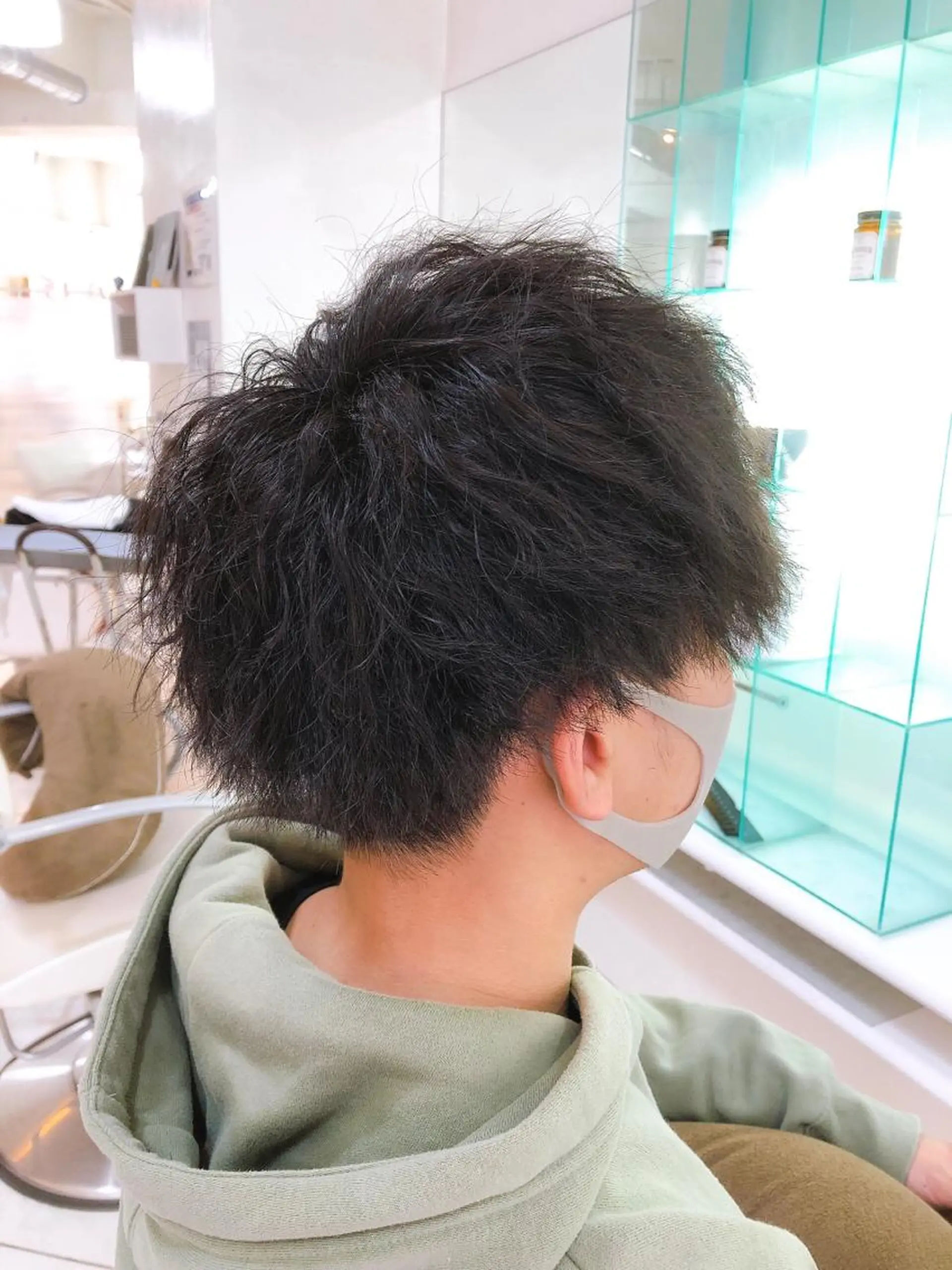 パーマ メンズ 保住 亮太のヘアスタイル