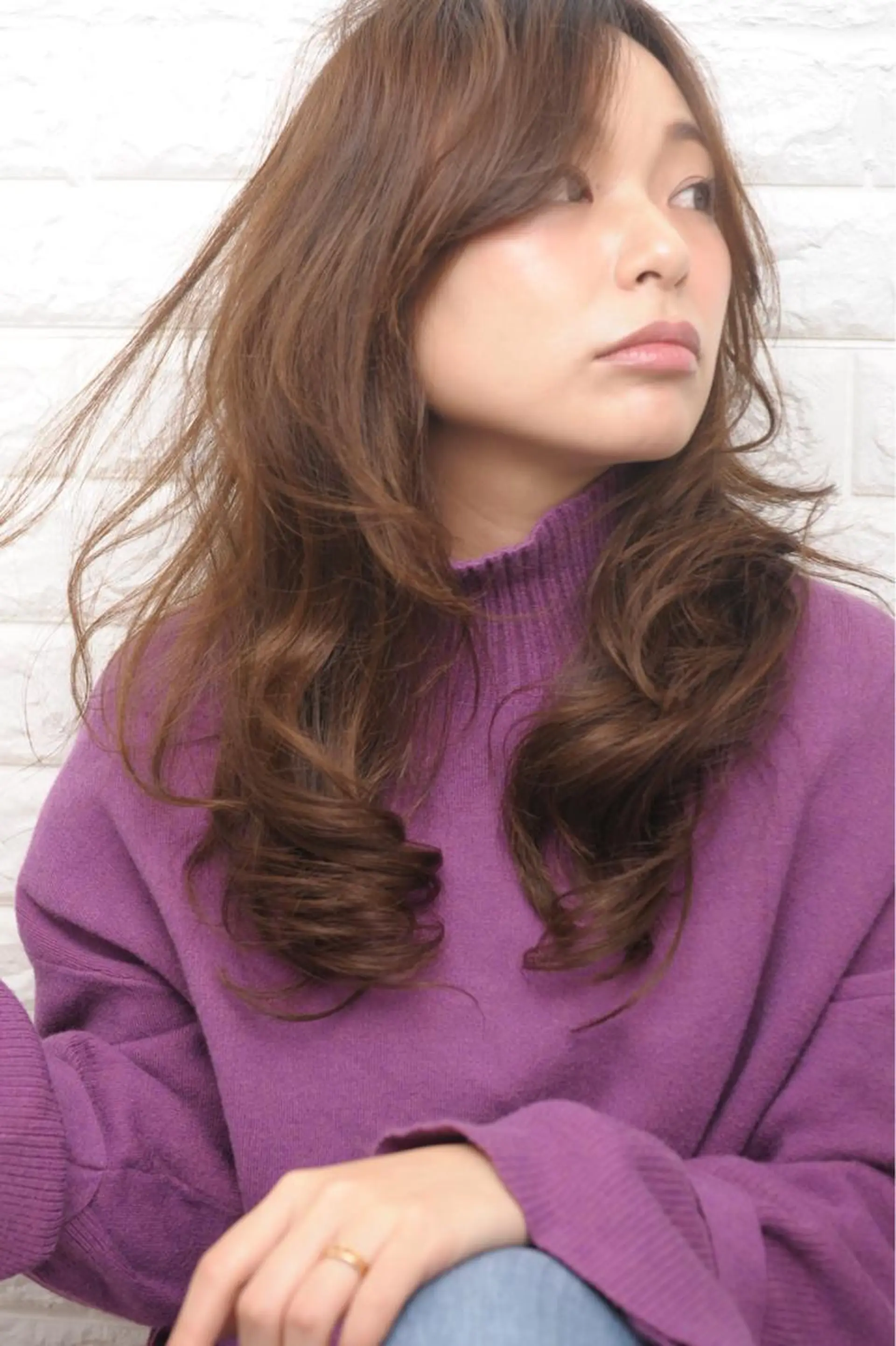 ロング カラー SALOWIN Frente店所属・個室で似合わせ好印象 🧡外山弥千代のヘアスタイル