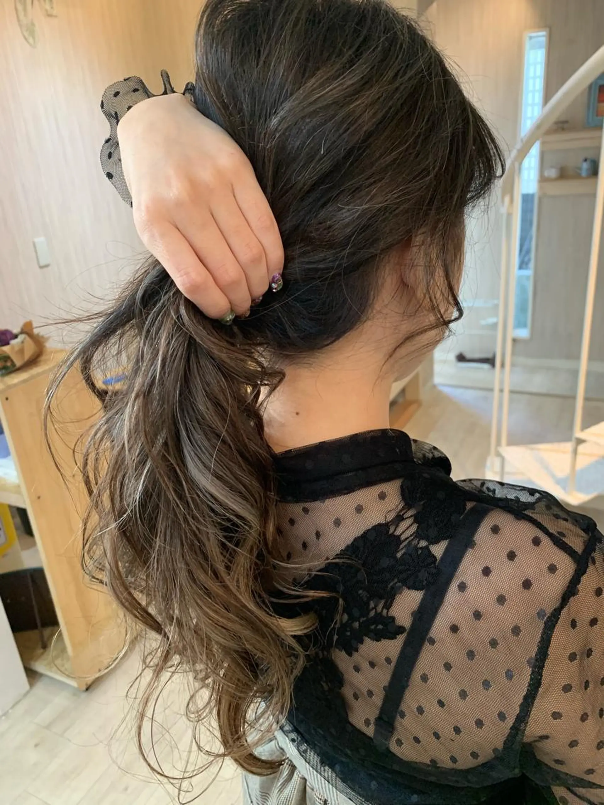 セミロング レイヤーカット ヘアカラー nico  原宿所属・nico【代表】 市川　拓也のヘアスタイル