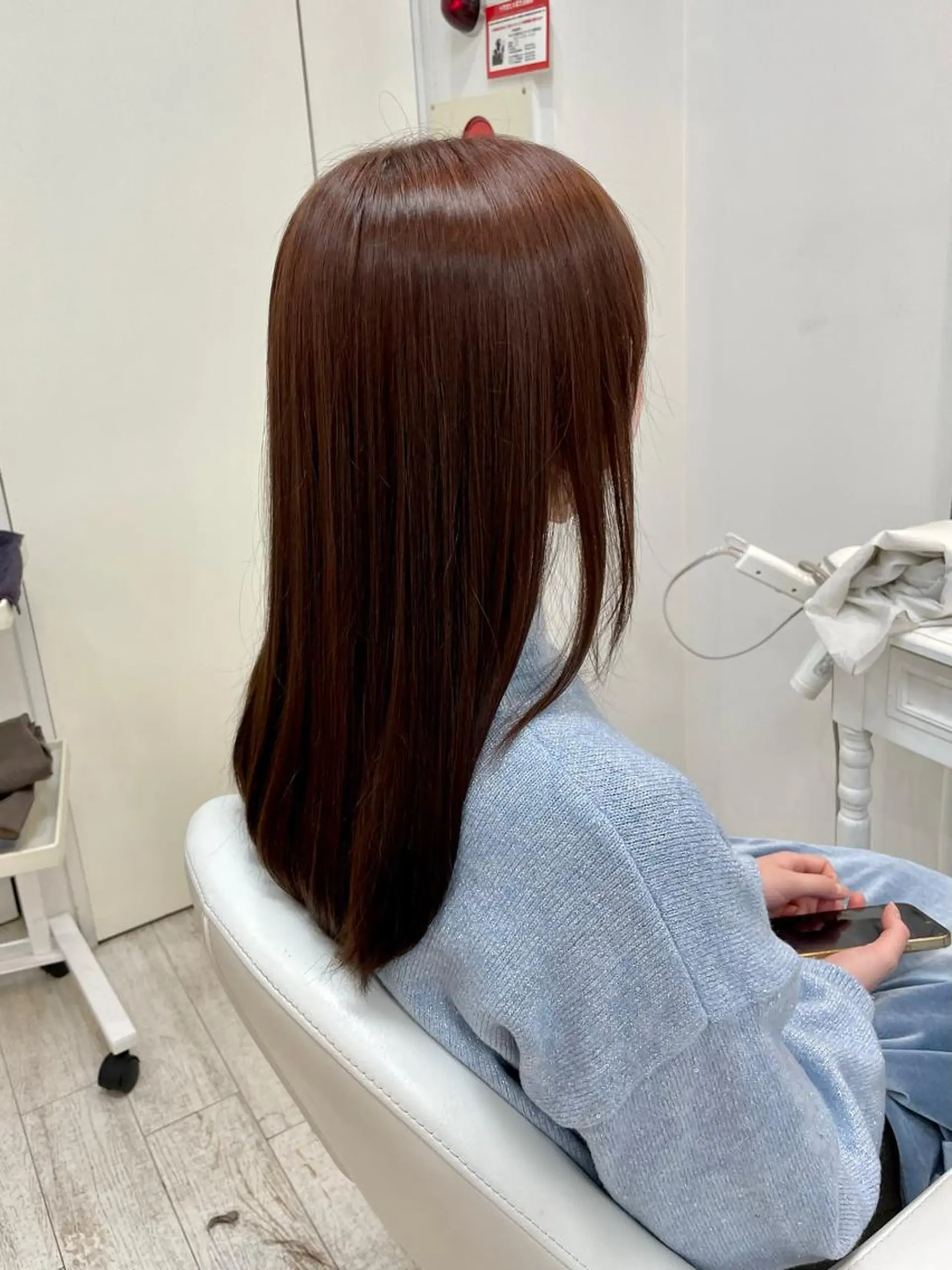 セミロング ヘアカラー 新籾 尚哉のヘアスタイル