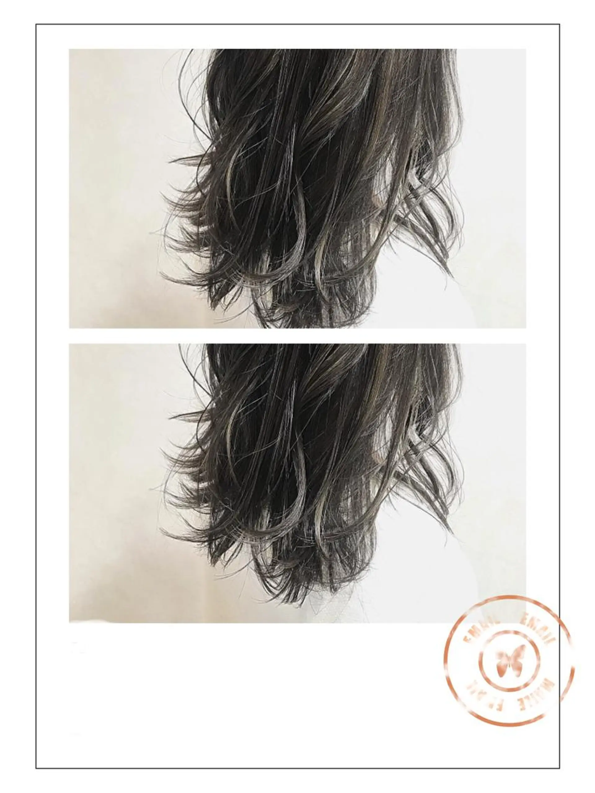 ミディアム ボブ 外国人風カラー ハイライト レイヤーカット 外ハネヘア ルーチェヘアー 北摂エリアNo.1のヘアスタイル