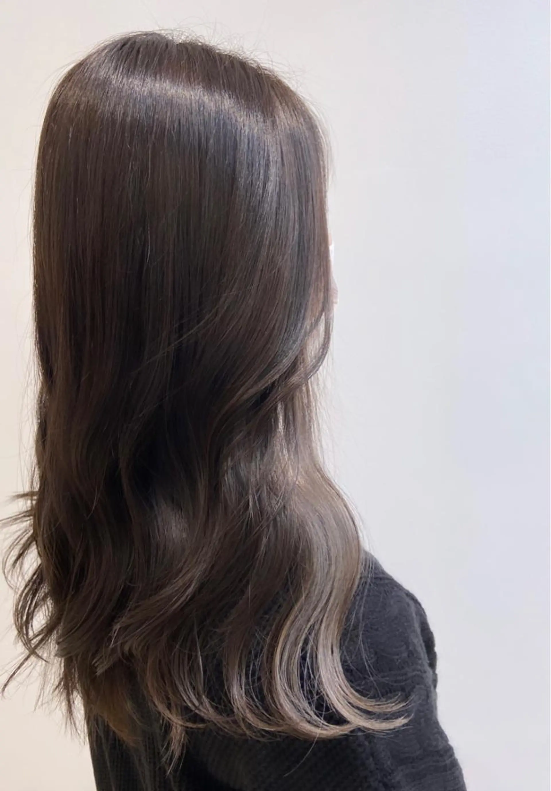 ロング カラー グレージュ 韓国風愛されヘア 🇰🇷RITO🎀のヘアスタイル