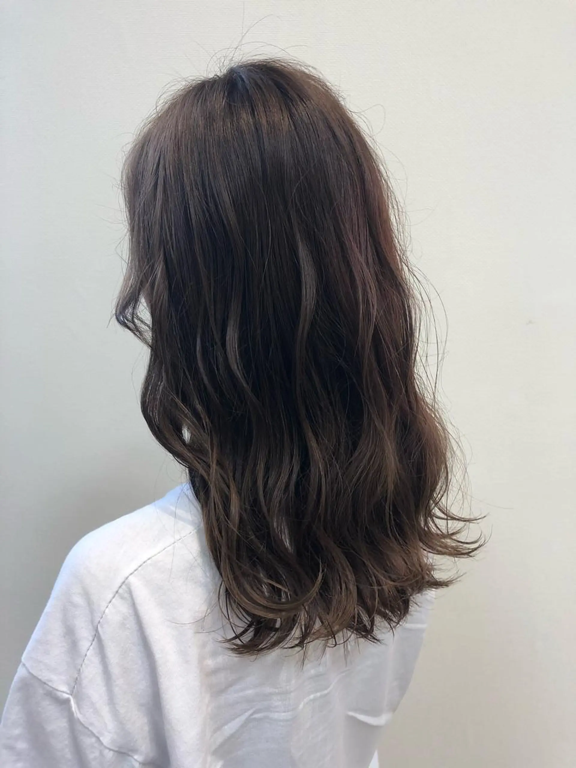 セミロング カラー ヘアアレンジ ❣️倉敷❣️美髪 カラー能登一成のヘアスタイル